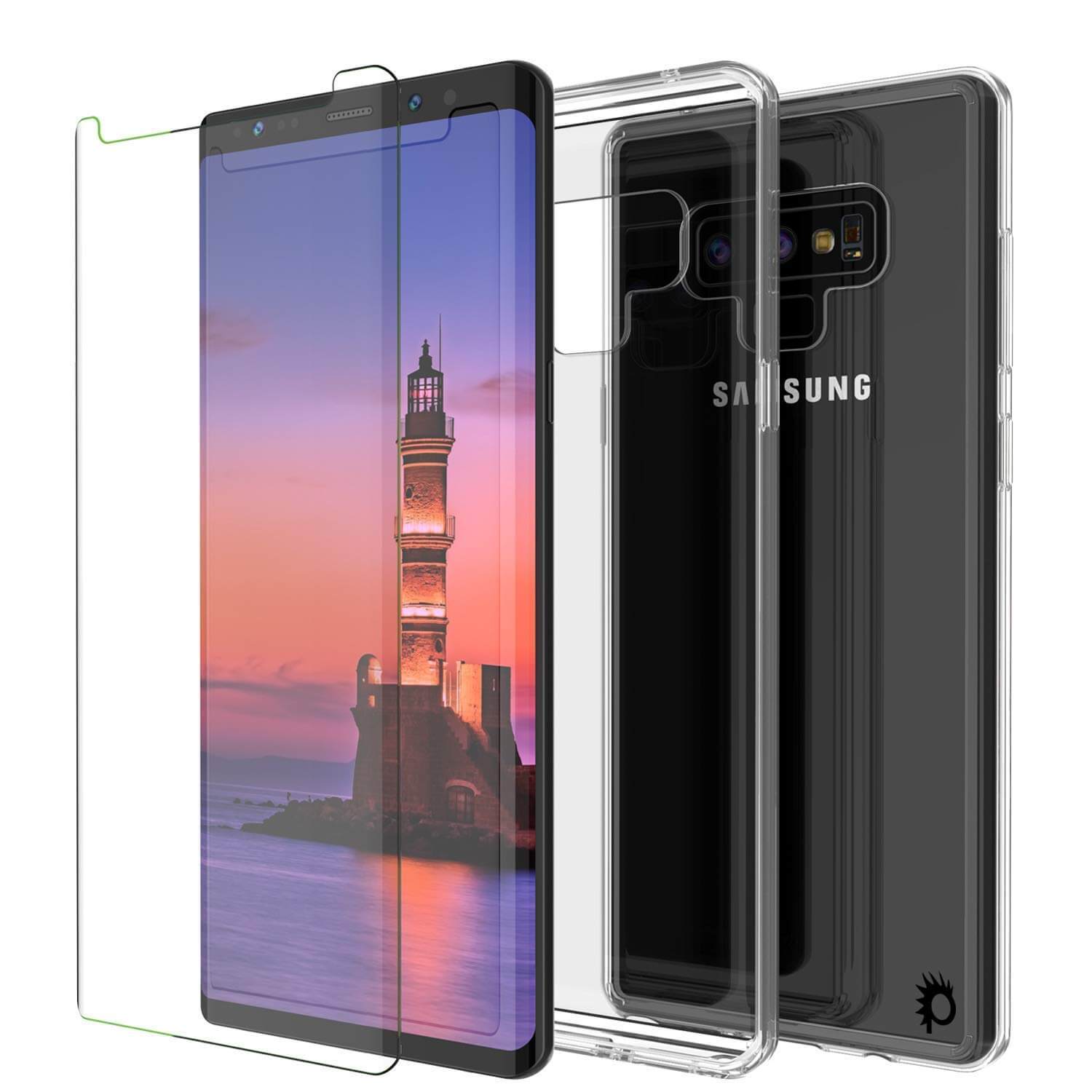 Galaxy Note 9 Case, PUNKcase [LUCID 2.0 Series] [Slim Fit] Armor Cover W/Integrated Anti-Shock System [Clear] - PunkCase NZ