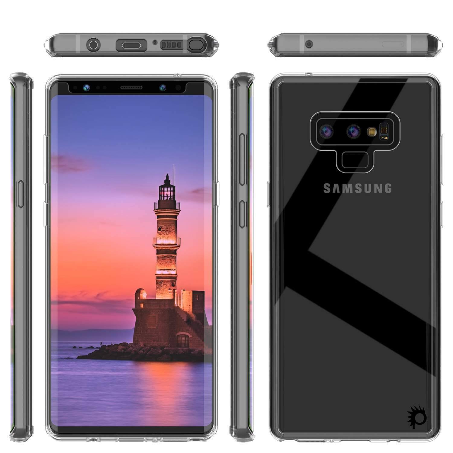 Galaxy Note 9 Case, PUNKcase [LUCID 2.0 Series] [Slim Fit] Armor Cover W/Integrated Anti-Shock System [Clear] - PunkCase NZ