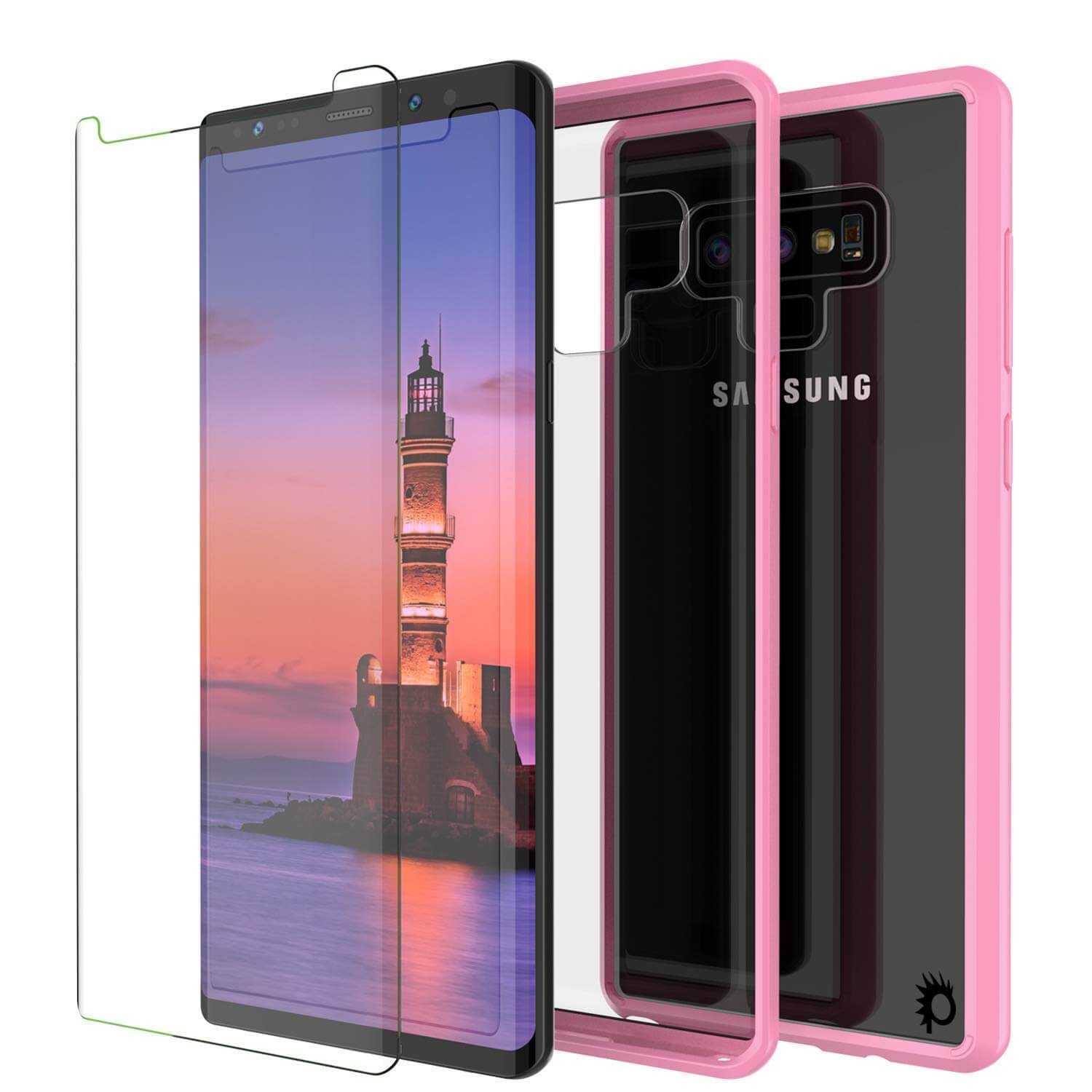 Galaxy Note 9 Case, PUNKcase [LUCID 2.0 Series] [Slim Fit] Armor Cover W/Integrated Anti-Shock System [Pink] - PunkCase NZ