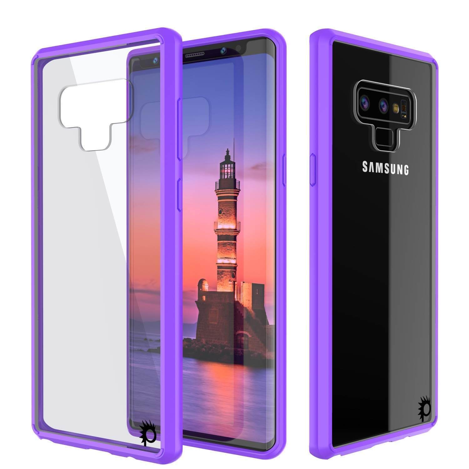 Galaxy Note 9 Case, PUNKcase [LUCID 2.0 Series] [Slim Fit] Armor Cover W/Integrated Anti-Shock System [Purple] - PunkCase NZ