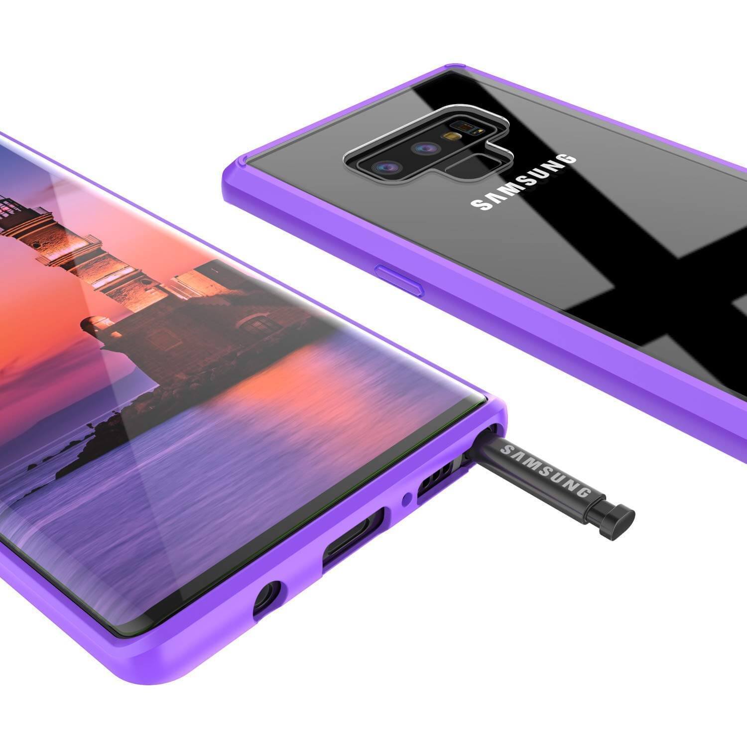 Galaxy Note 10 Punkcase Lucid-2.0 Series Slim Fit Armor Purple Case Cover