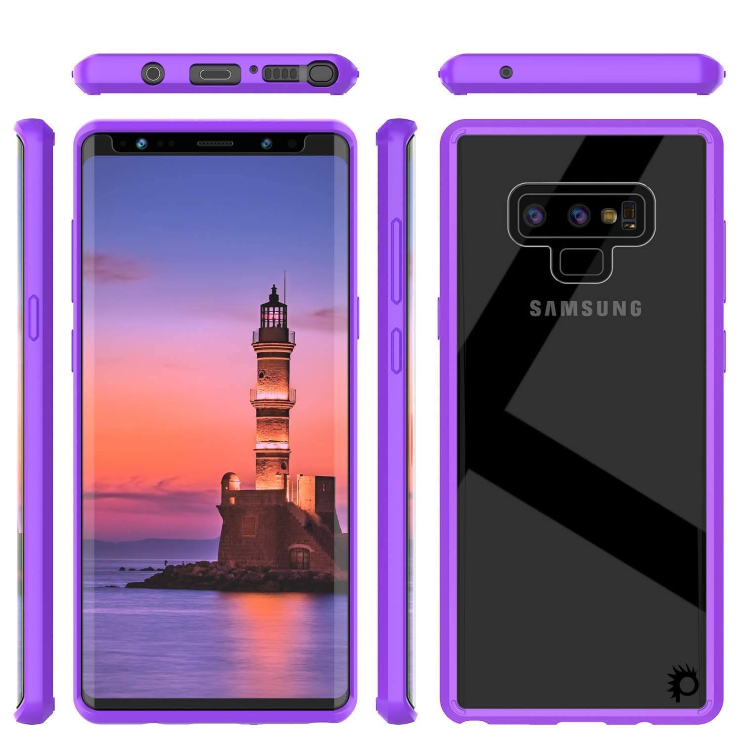 Galaxy Note 10 Punkcase Lucid-2.0 Series Slim Fit Armor Purple Case Cover