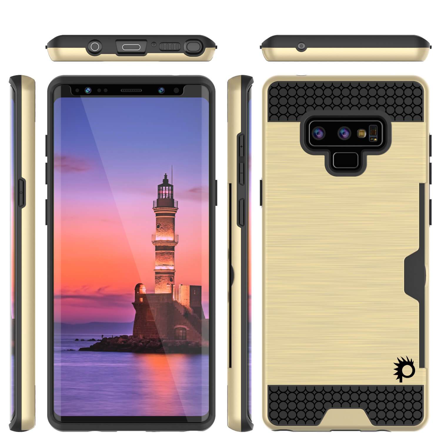 Galaxy Note 9 Case, PUNKcase [SLOT Series] Slim Fit  Samsung Note 9 [Gold] - PunkCase NZ