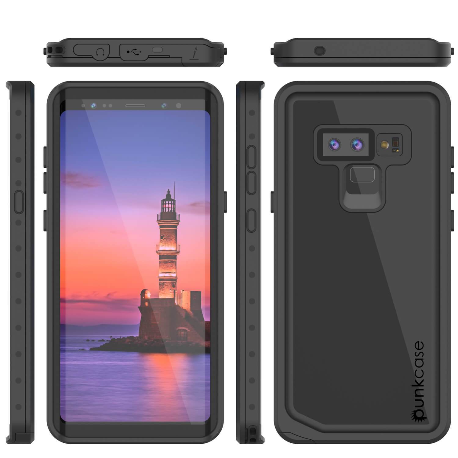 Galaxy Note 9 Waterproof Case PunkCase StudStar Black Thin 6.6ft Underwater Shock/Snow Proof - PunkCase NZ
