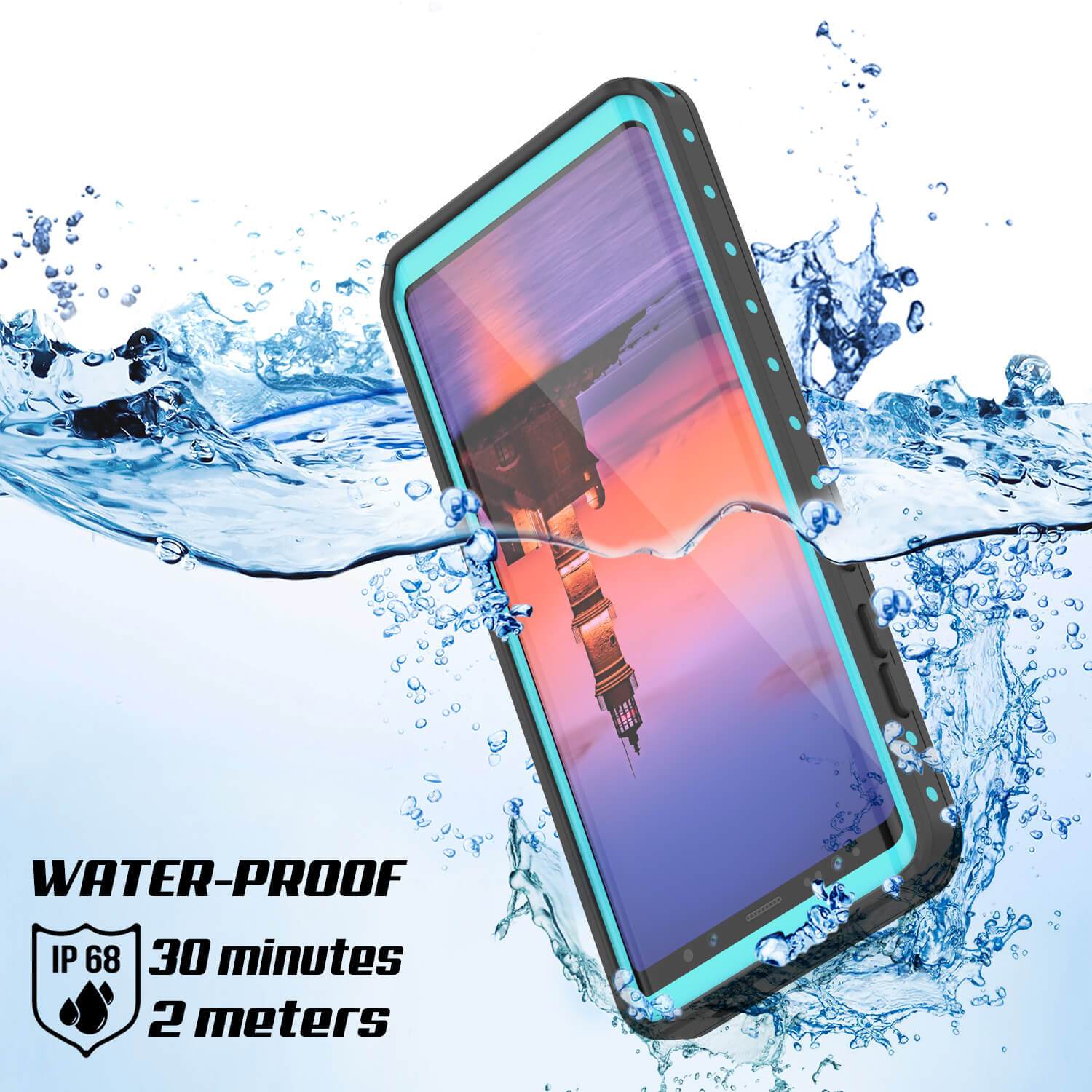 Galaxy Note 9 Waterproof Case PunkCase StudStar Teal Thin 6.6ft Underwater Shock/Snow Proof - PunkCase NZ
