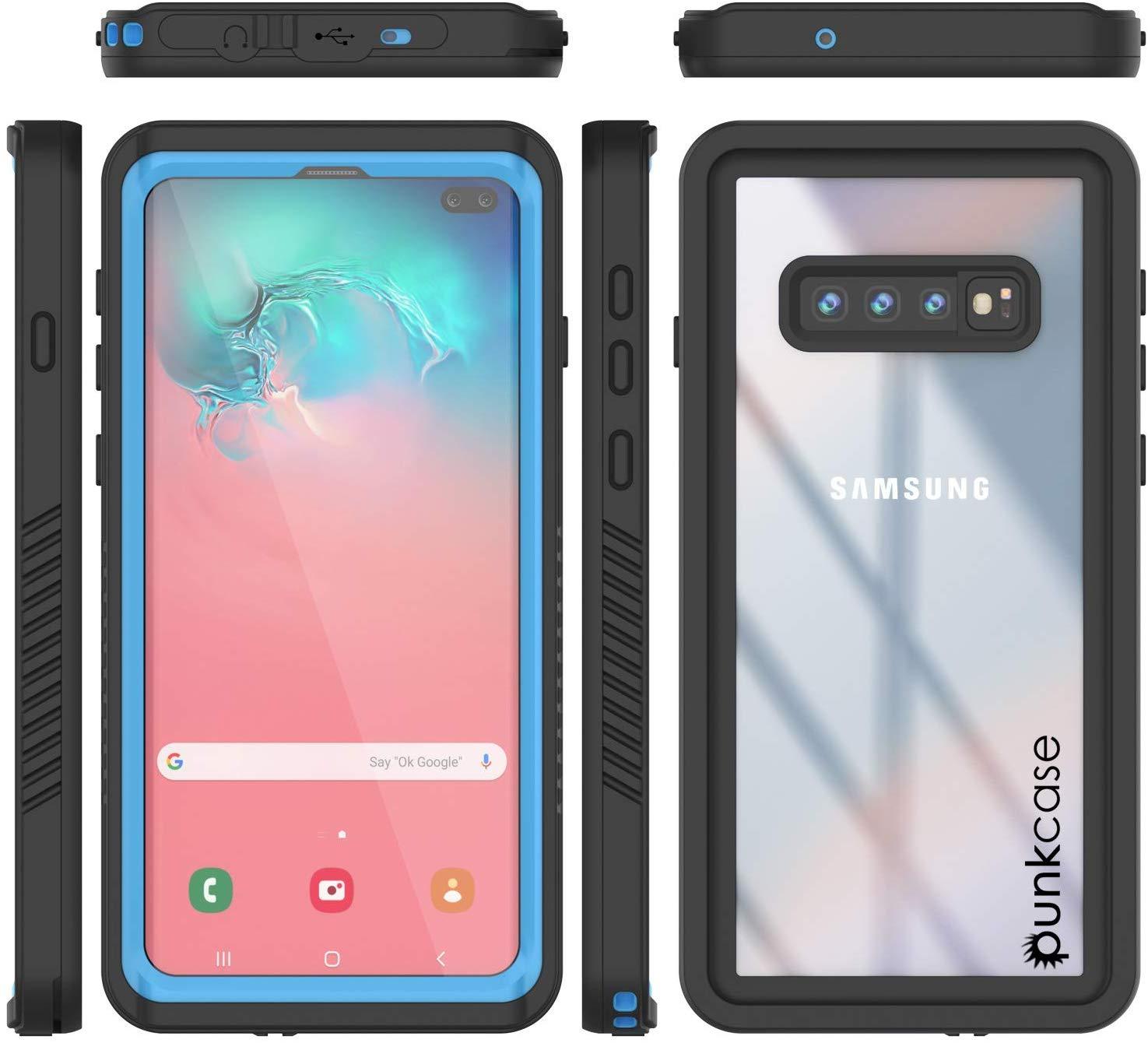Galaxy S10e Water/Shock/Snow/dirt proof Slim Case [Light Blue]