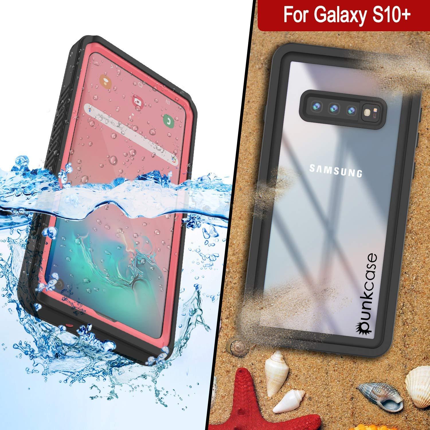 Galaxy S10e Water/Shock/Snowproof Slim Screen Protector Case [Pink]