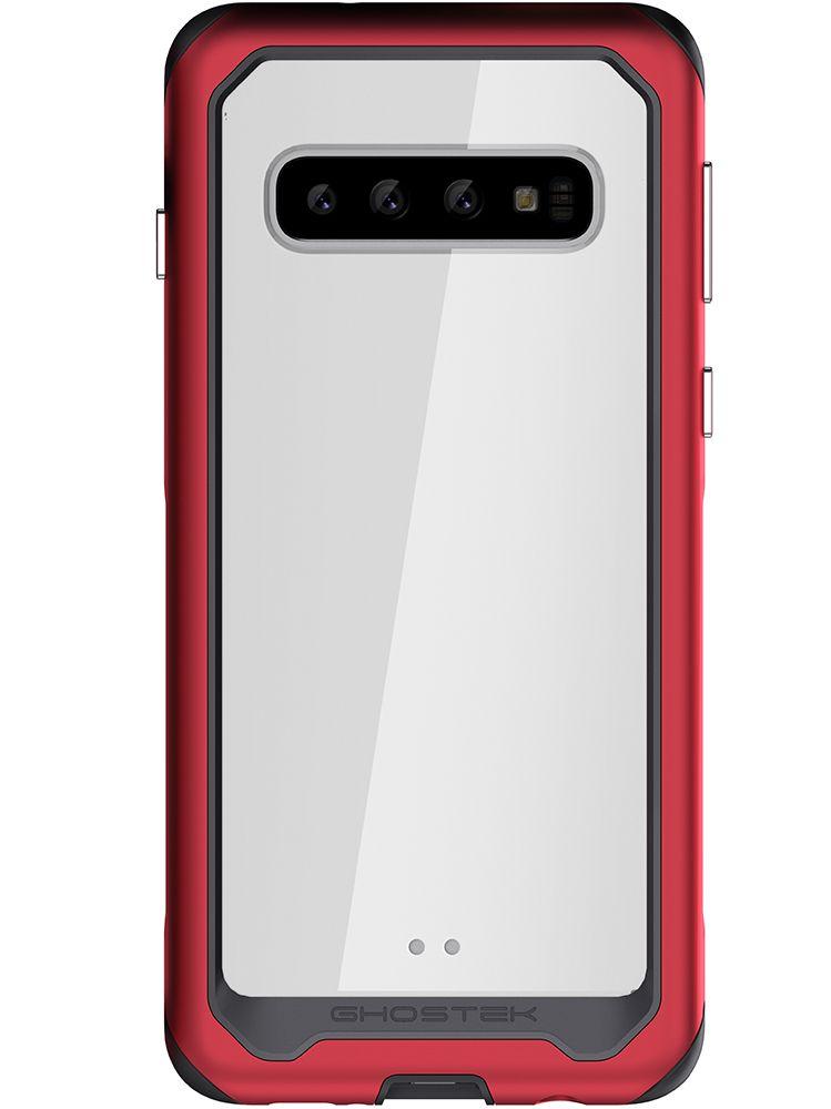 Galaxy S10 Military Grade Aluminum Case | Atomic Slim 2 Series [Red]