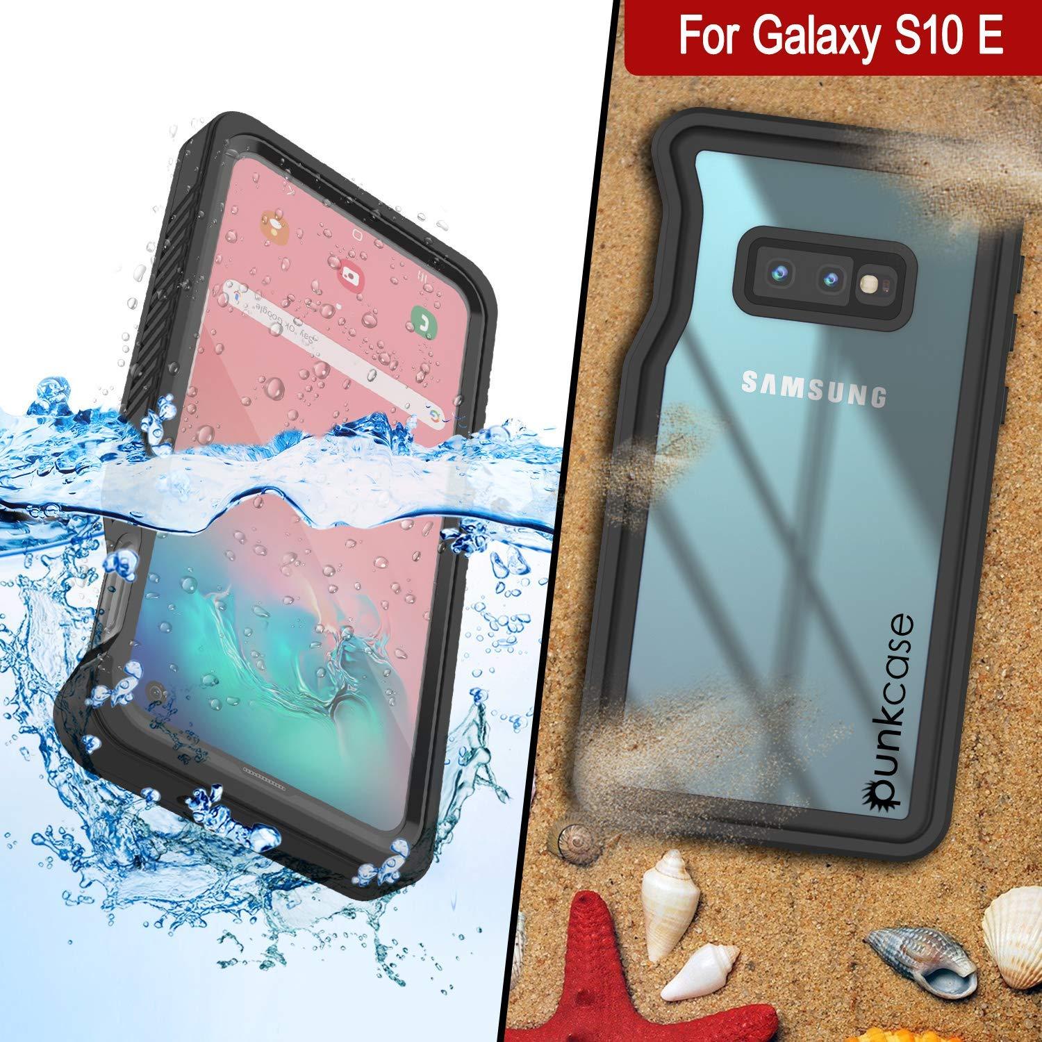 Galaxy S10 Water/Shockproof With Screen Protector Case [Black]
