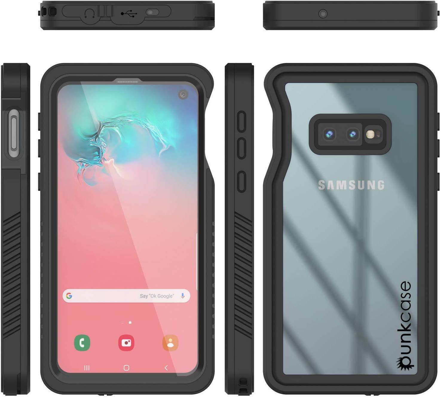 Galaxy S10 Water/Shockproof With Screen Protector Case [Black]