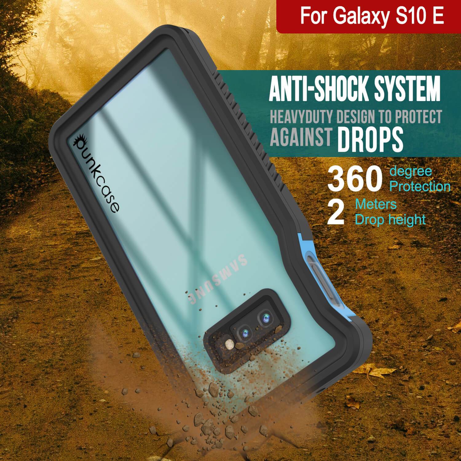 Galaxy S10 Water/Shock/Snow/dirt proof Slim Case [Light Blue]