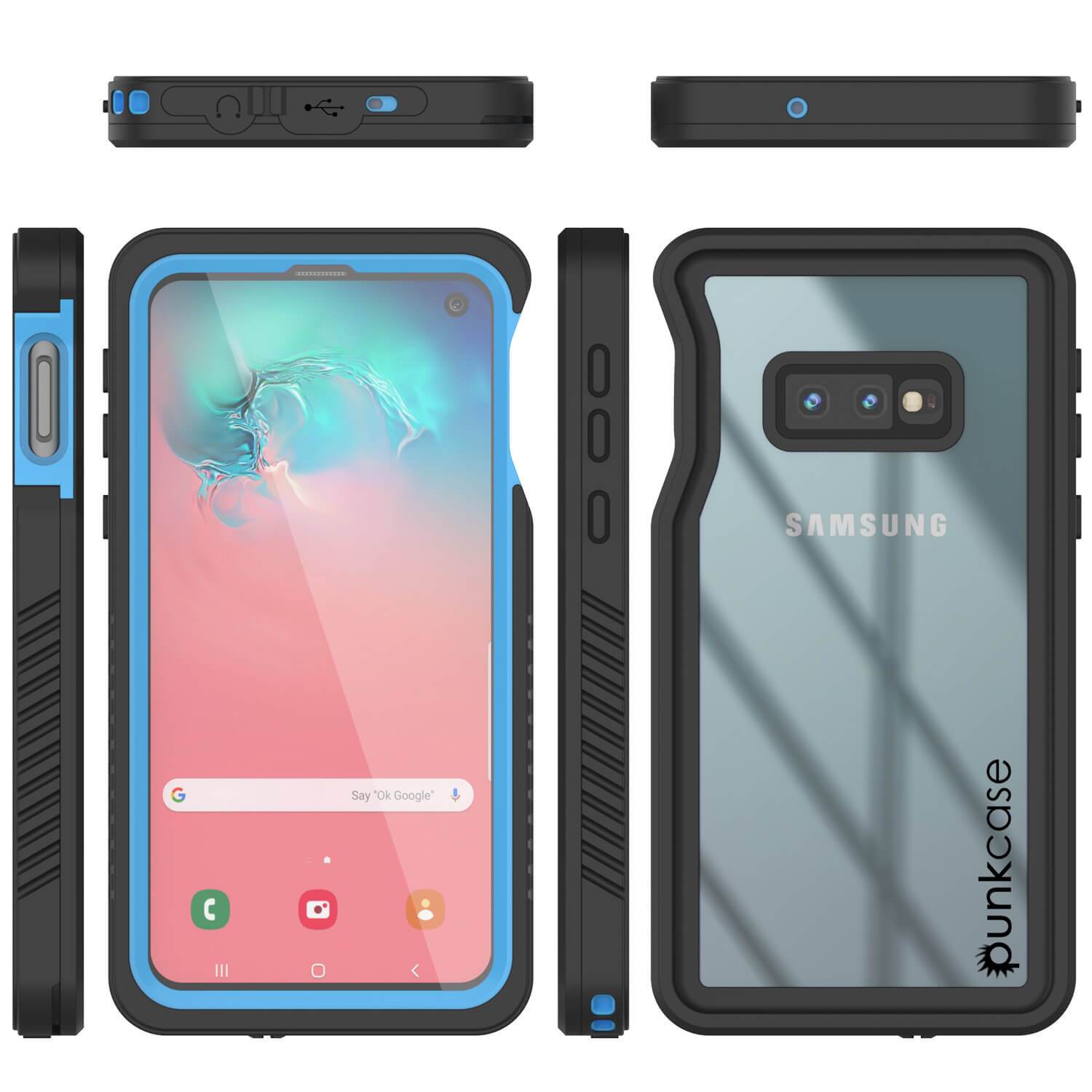 Galaxy S10 Water/Shock/Snow/dirt proof Slim Case [Light Blue]