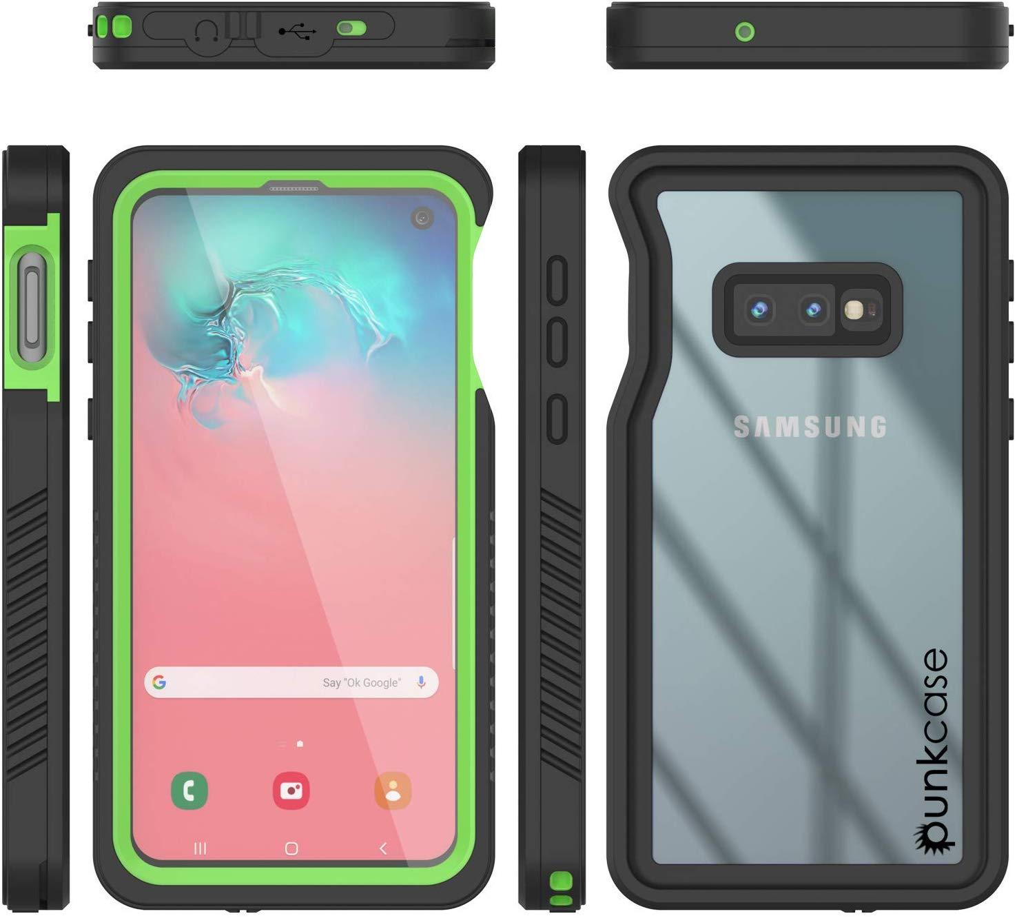 Galaxy S10 Water/Shockproof Screen Protector Case [Light Green]