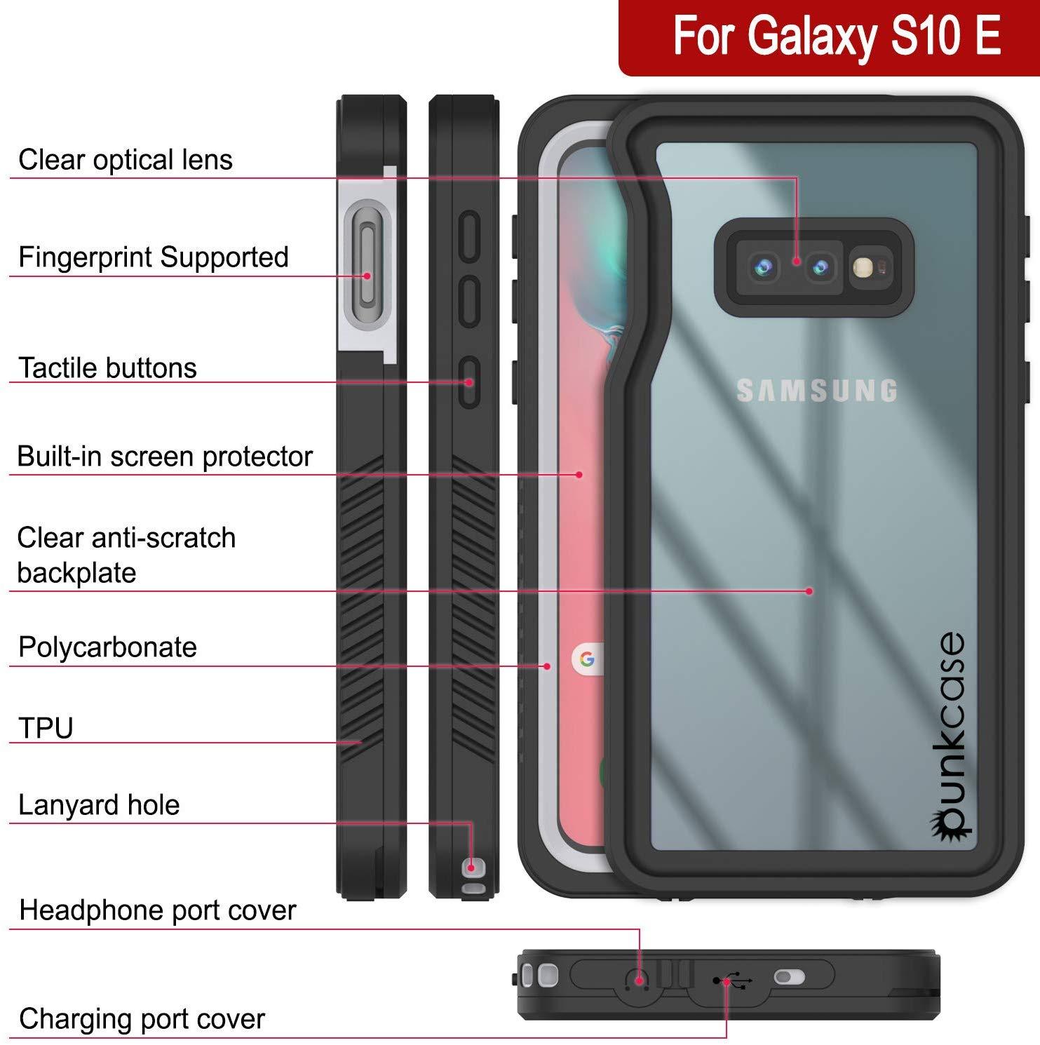 Galaxy S10 Water/Shock/Snow/dirt proof Punkcase Slim Case [White]