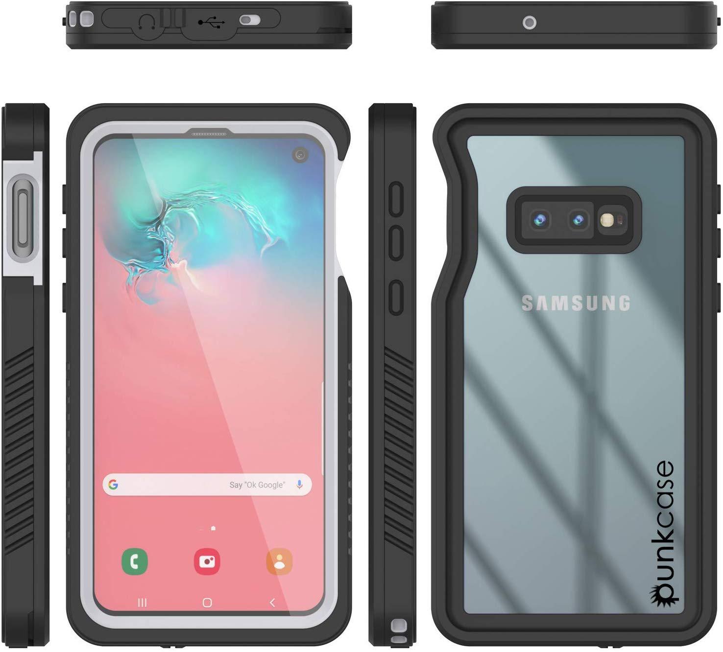 Galaxy S10 Water/Shock/Snow/dirt proof Punkcase Slim Case [White]