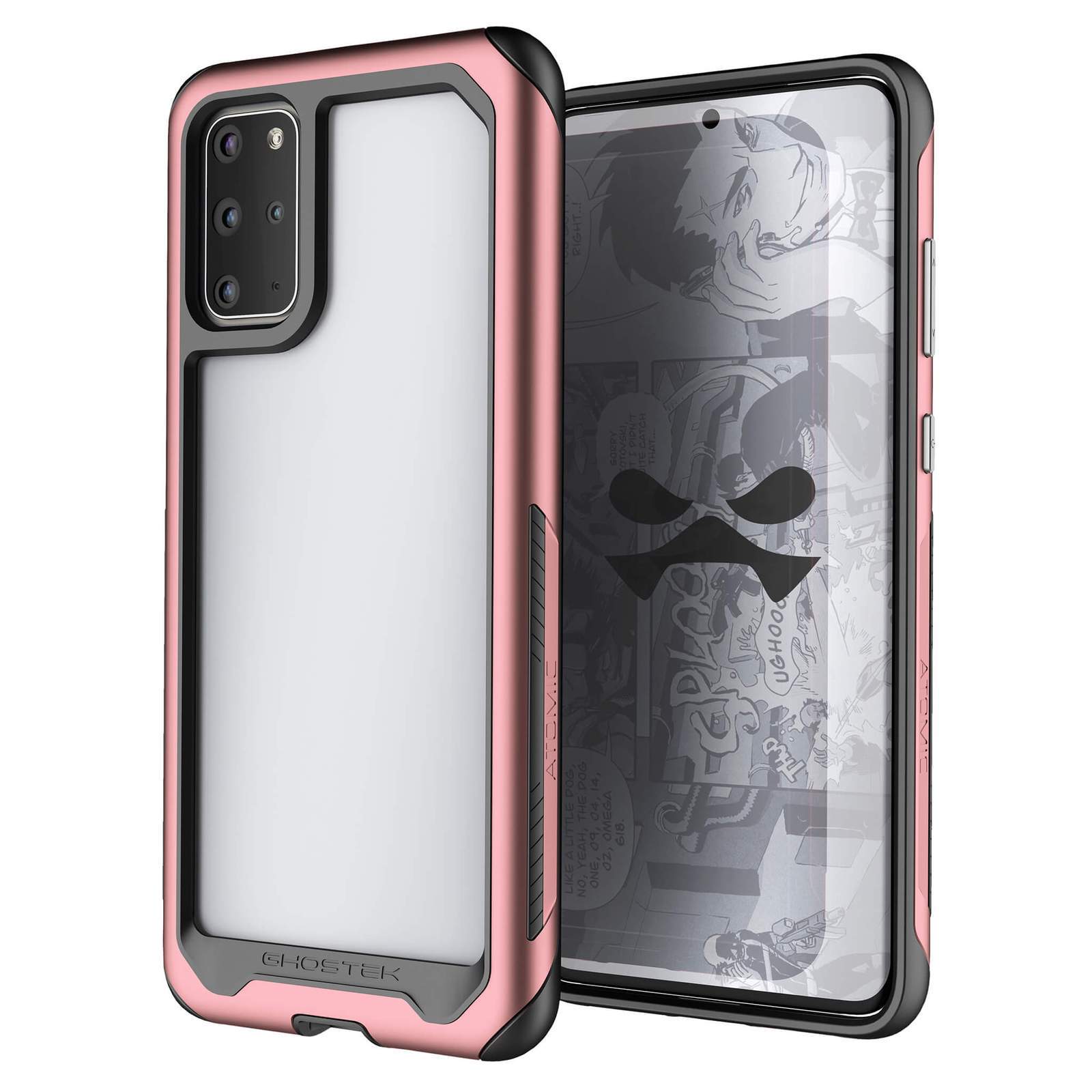 Galaxy S20 Plus Military Grade Aluminum Case | Atomic Slim Series [Pink]