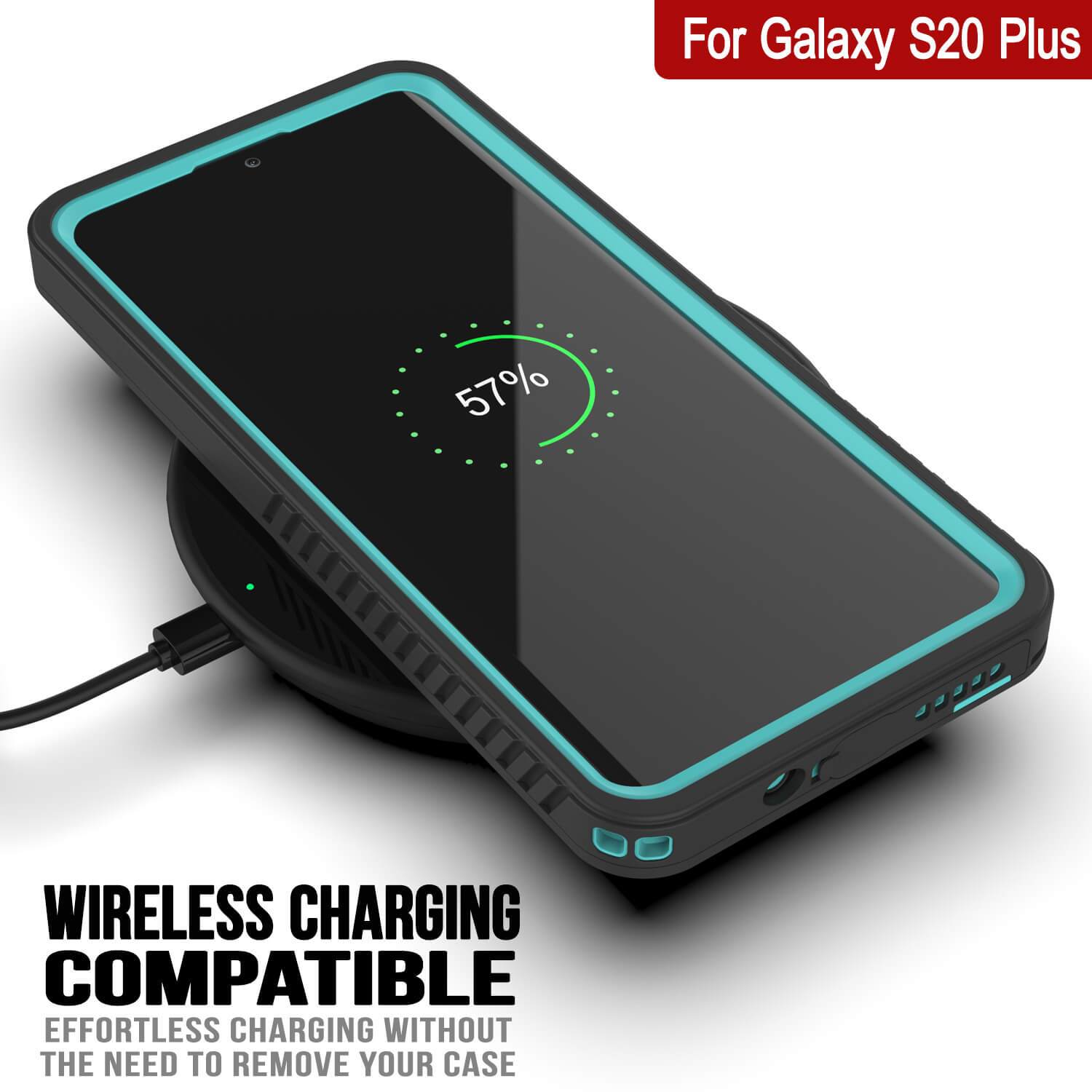 Galaxy S20+ Plus Water/Shock/Snowproof [Extreme Series]  Screen Protector Case [Teal]
