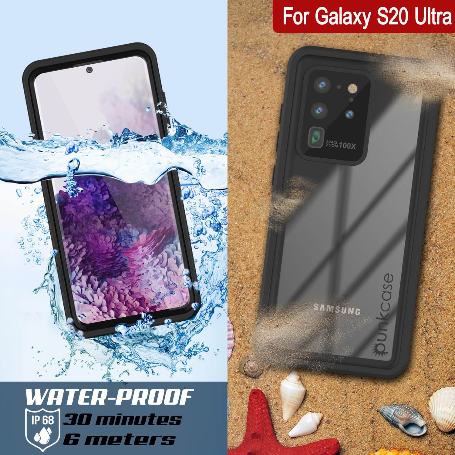 Galaxy S20 Ultra Water/Shockproof [Extreme Series] With Screen Protector Case [Black]