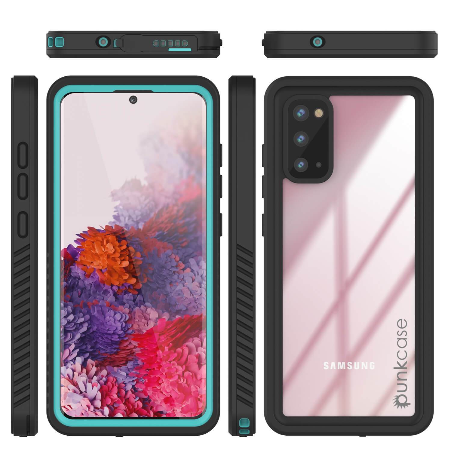 Galaxy S20 Water/Shock/Snowproof [Extreme Series]  Screen Protector Case [Teal]