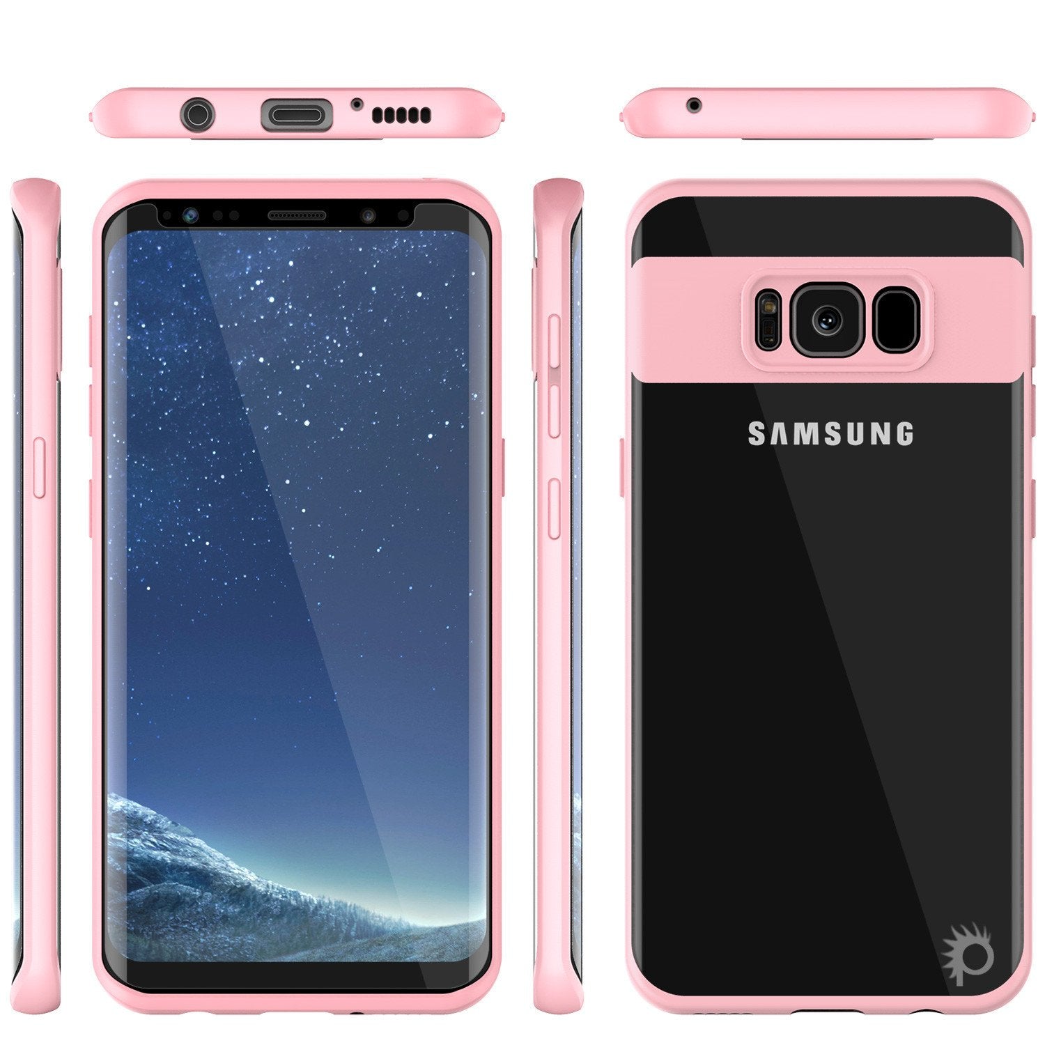 Galaxy S8 Plus Case, Punkcase [MASK Series] [PINK] Full Body Hybrid Dual Layer TPU Cover W/ Protective PUNKSHIELD Screen Protector - PunkCase NZ