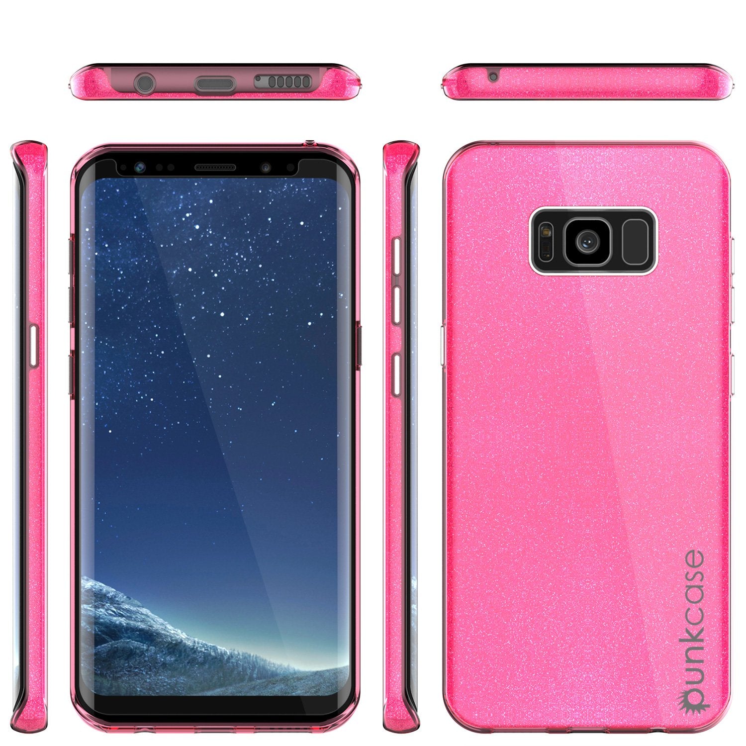 Galaxy S8 Plus Case, Punkcase Galactic 2.0 Series Ultra Slim Protective Armor TPU Cover [Pink] - PunkCase NZ