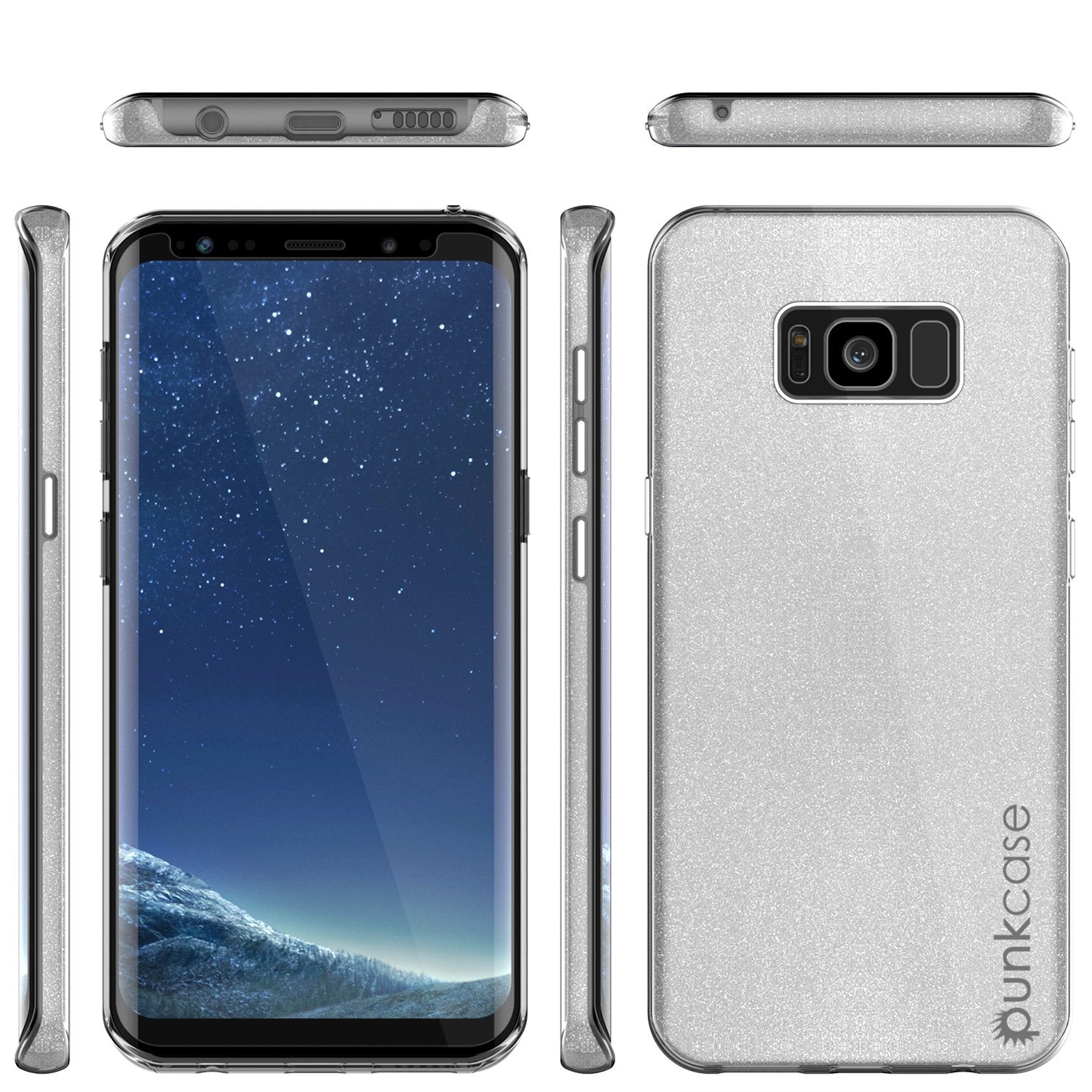 Galaxy S8 Case, Punkcase Galactic 2.0 Series Ultra Slim Protective Armor TPU Cover w/ PunkShield Screen Protector | Lifetime Exchange Warranty | Designed for Samsung Galaxy S8 [Silver] - PunkCase NZ