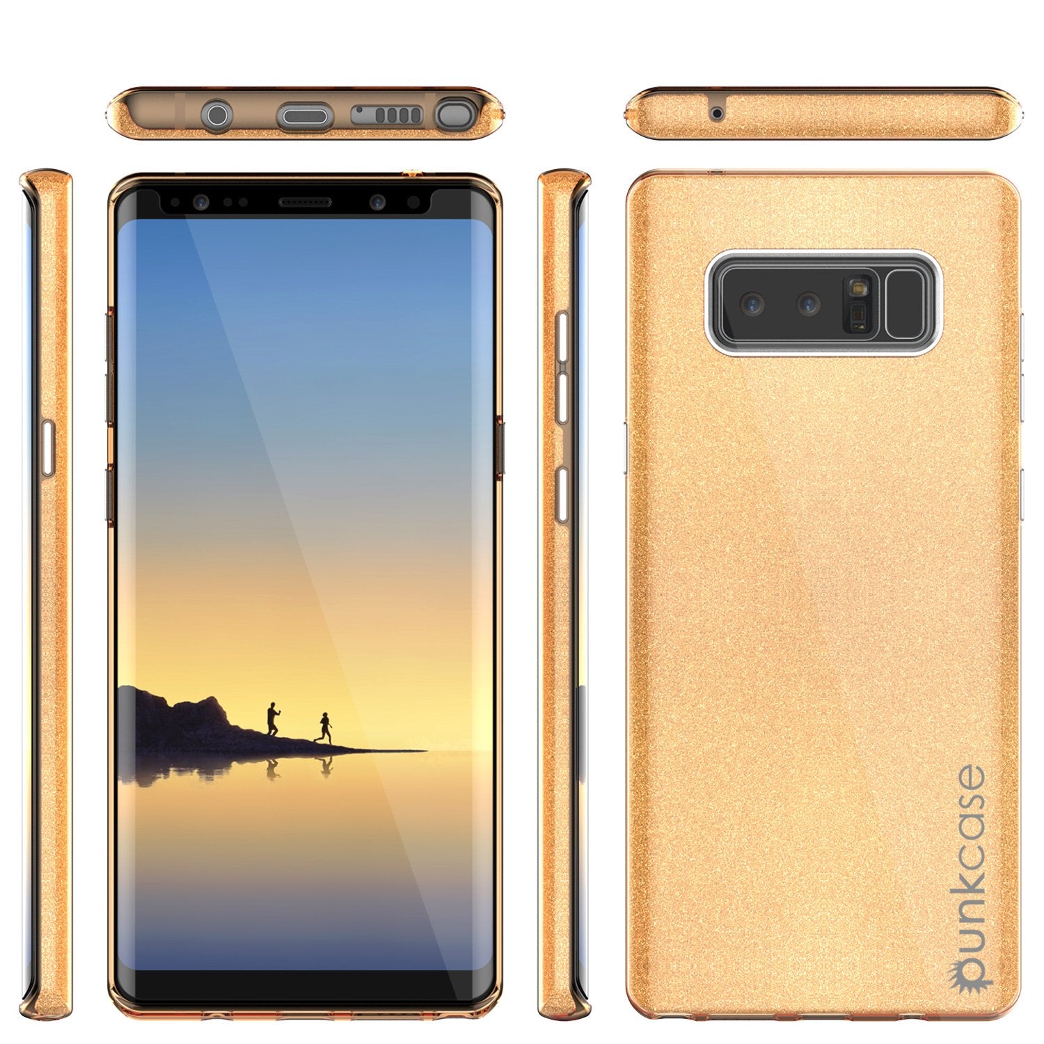 Galaxy Note 8 Case, Punkcase Galactic 2.0 Series Ultra Slim Protective Armor [Gold] - PunkCase NZ