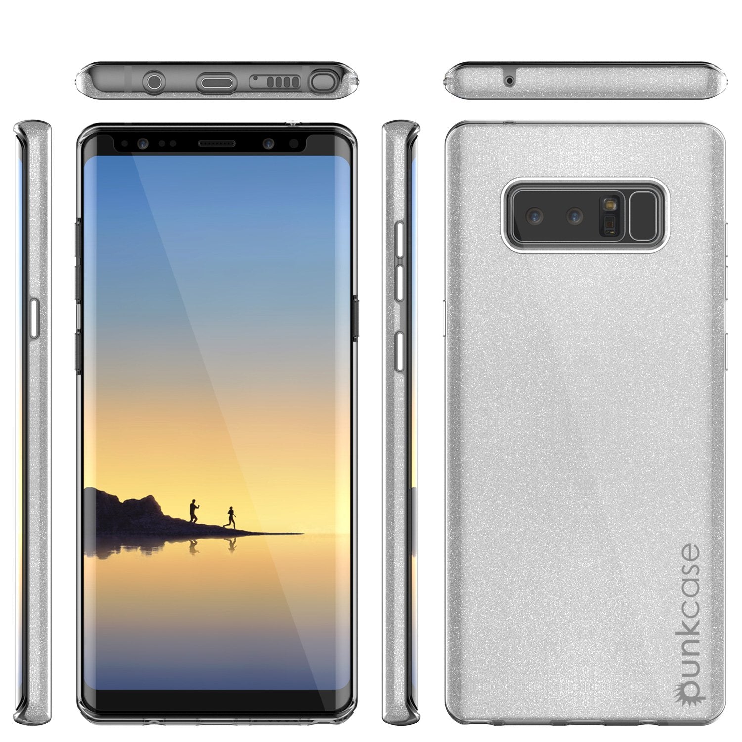 Galaxy Note 8 Case, Punkcase Galactic 2.0 Series Ultra Slim Protective Armor [Silver] - PunkCase NZ