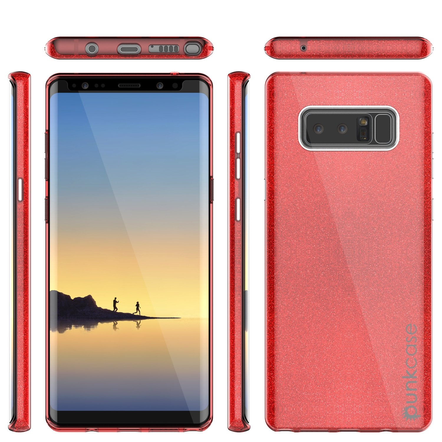 Galaxy Note 8 Case, Punkcase Galactic 2.0 Series Ultra Slim Protective Armor [Red] - PunkCase NZ