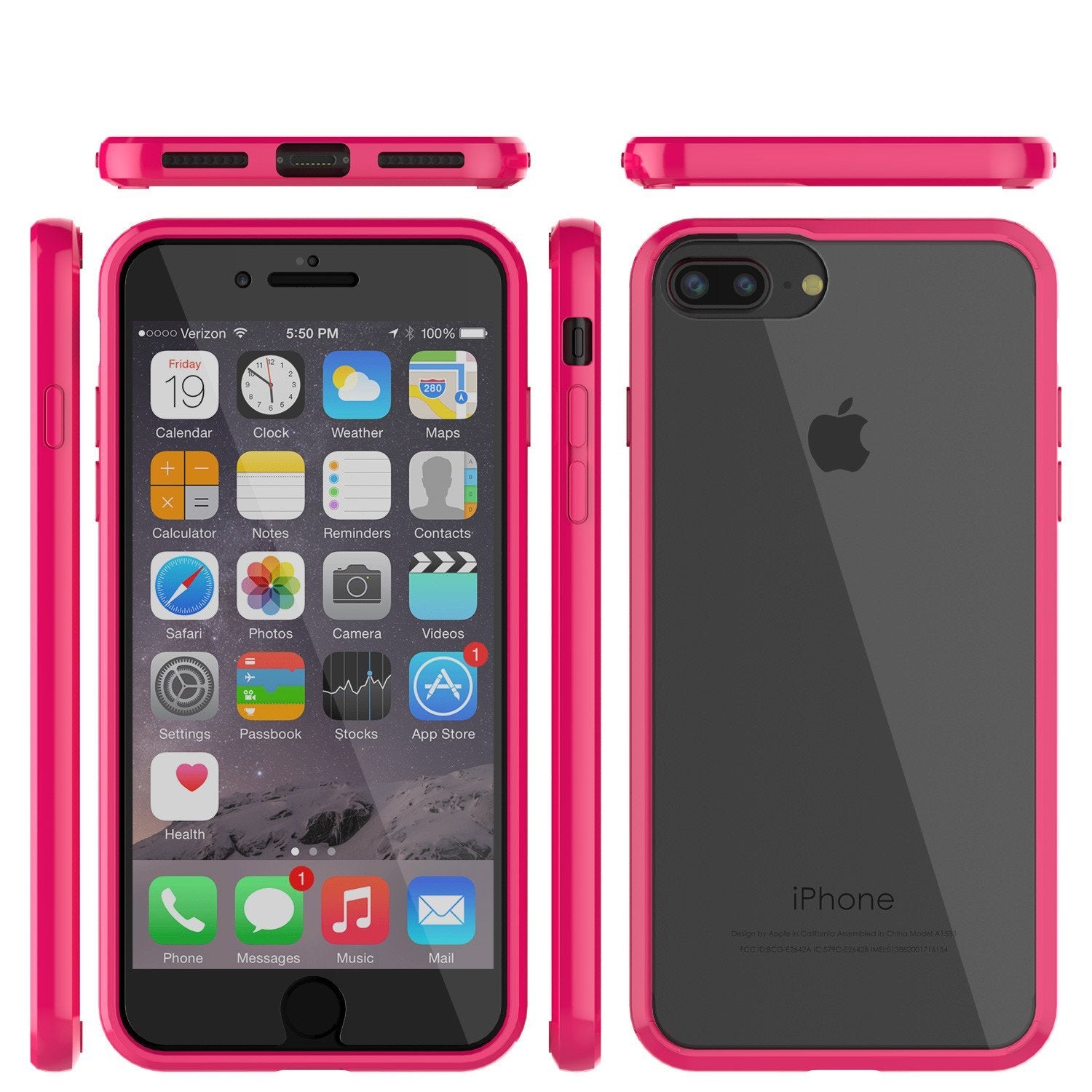 iPhone 8 Case Punkcase® LUCID 2.0 Pink Series w/ PUNK SHIELD Screen Protector | Ultra Fit - PunkCase NZ