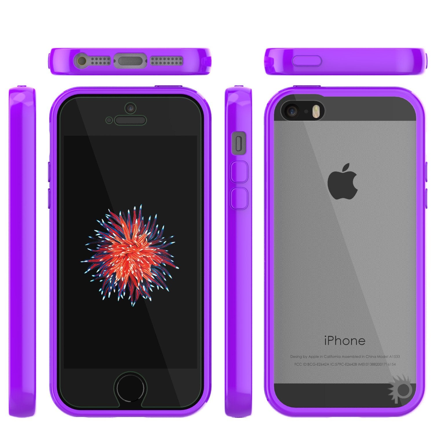 iPhone SE/5S/5 Case Punkcase® LUCID 2.0 Purple Series w/ PUNK SHIELD Screen Protector | Ultra Fit - PunkCase NZ