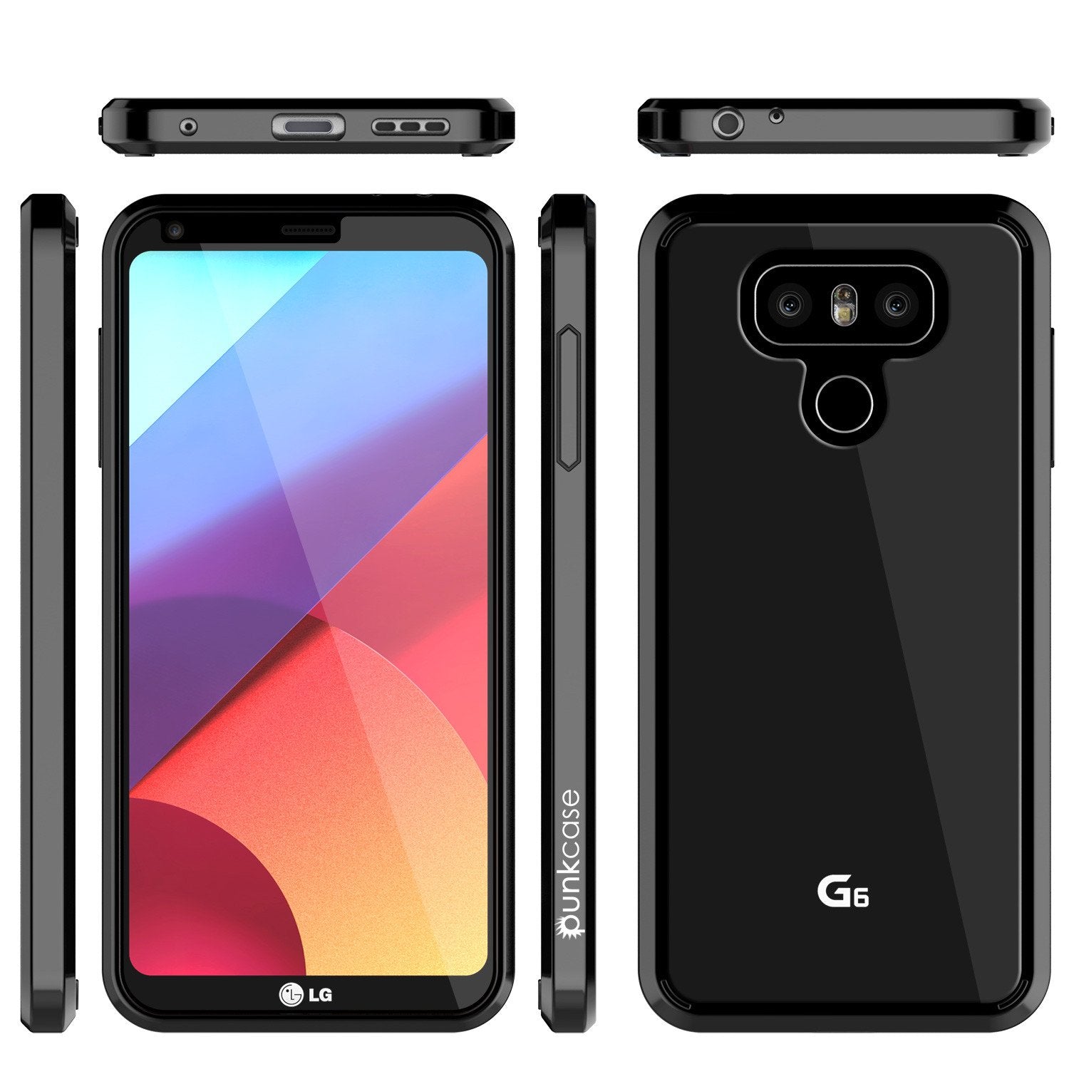 LG G6 Case Punkcase® LUCID 2.0 Black Series w/ PUNK SHIELD Screen Protector | Ultra Fit - PunkCase NZ