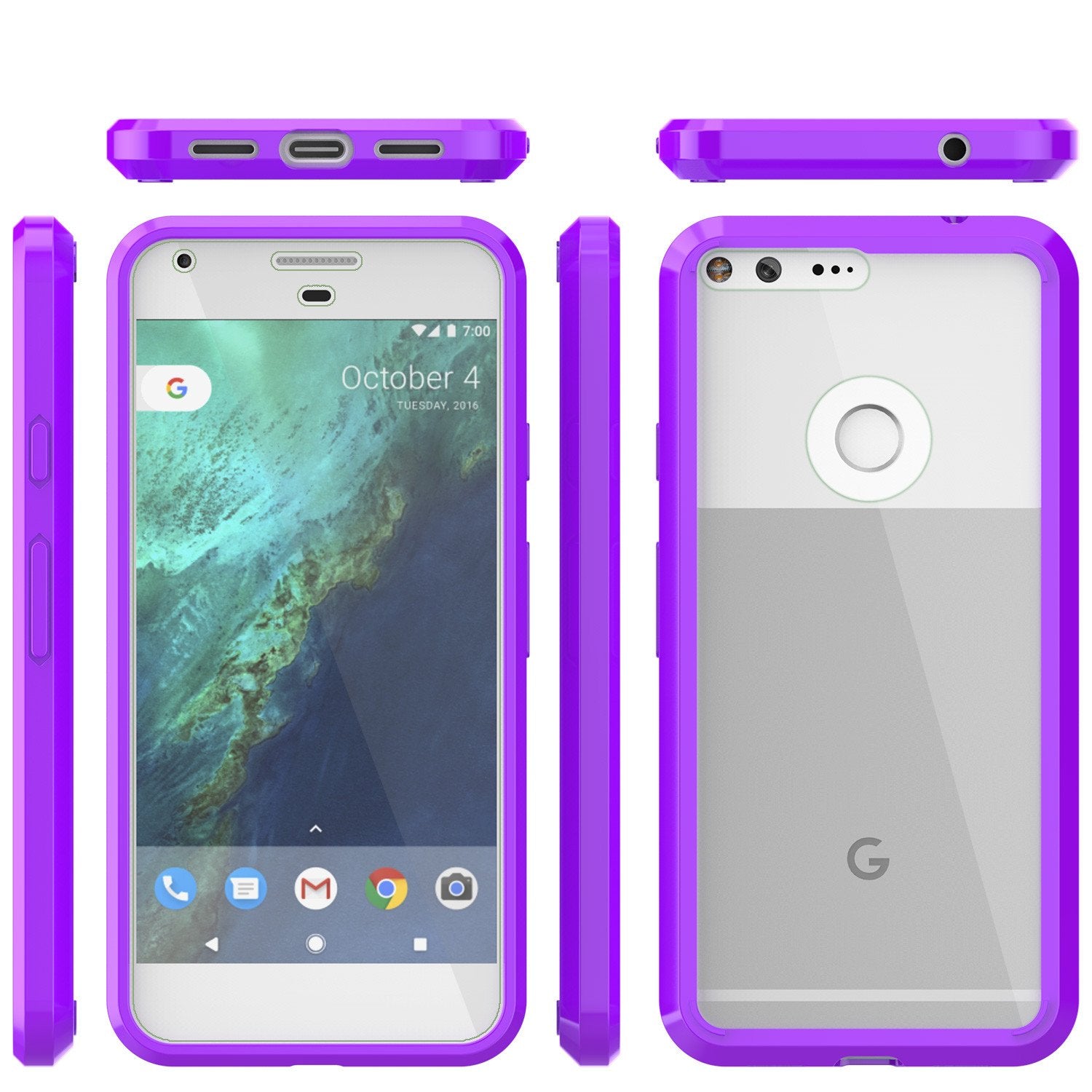 Google Pixel Case Punkcase® LUCID 2.0 Purple Series w/ PUNK SHIELD Glass Screen Protector | Ultra Fit - PunkCase NZ