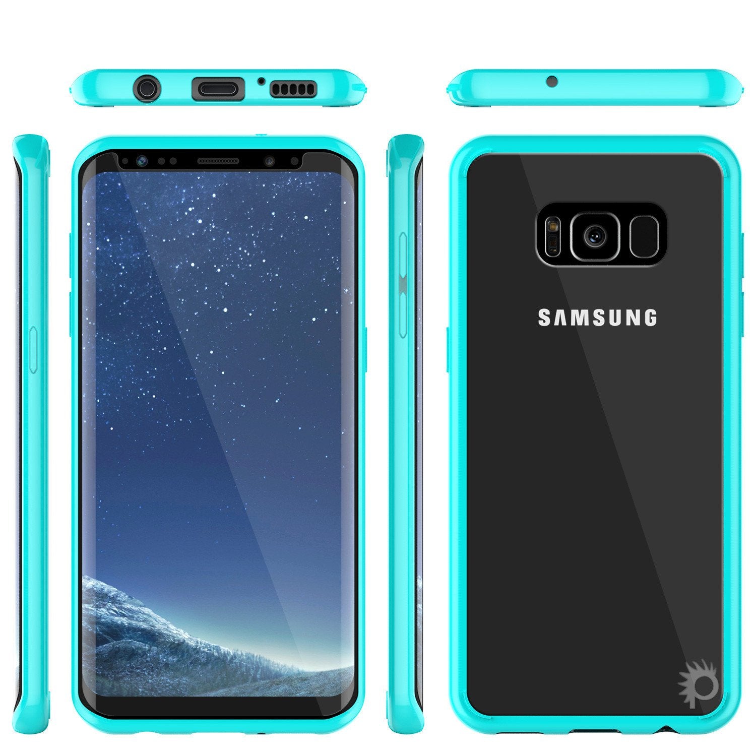 S8 Case Punkcase® LUCID 2.0 Teal Series w/ PUNK SHIELD Screen Protector | Ultra Fit - PunkCase NZ