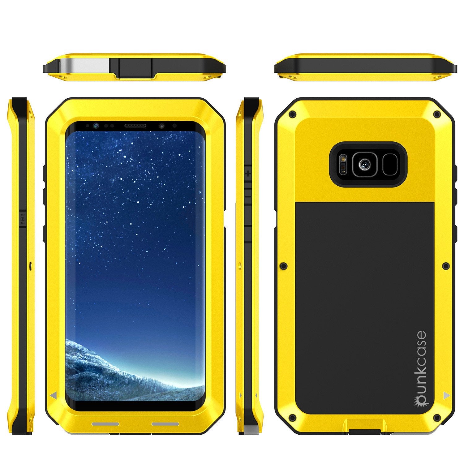Galaxy S8  Case, PUNKcase Metallic Neon Shockproof  Slim Metal Armor Case - PunkCase NZ