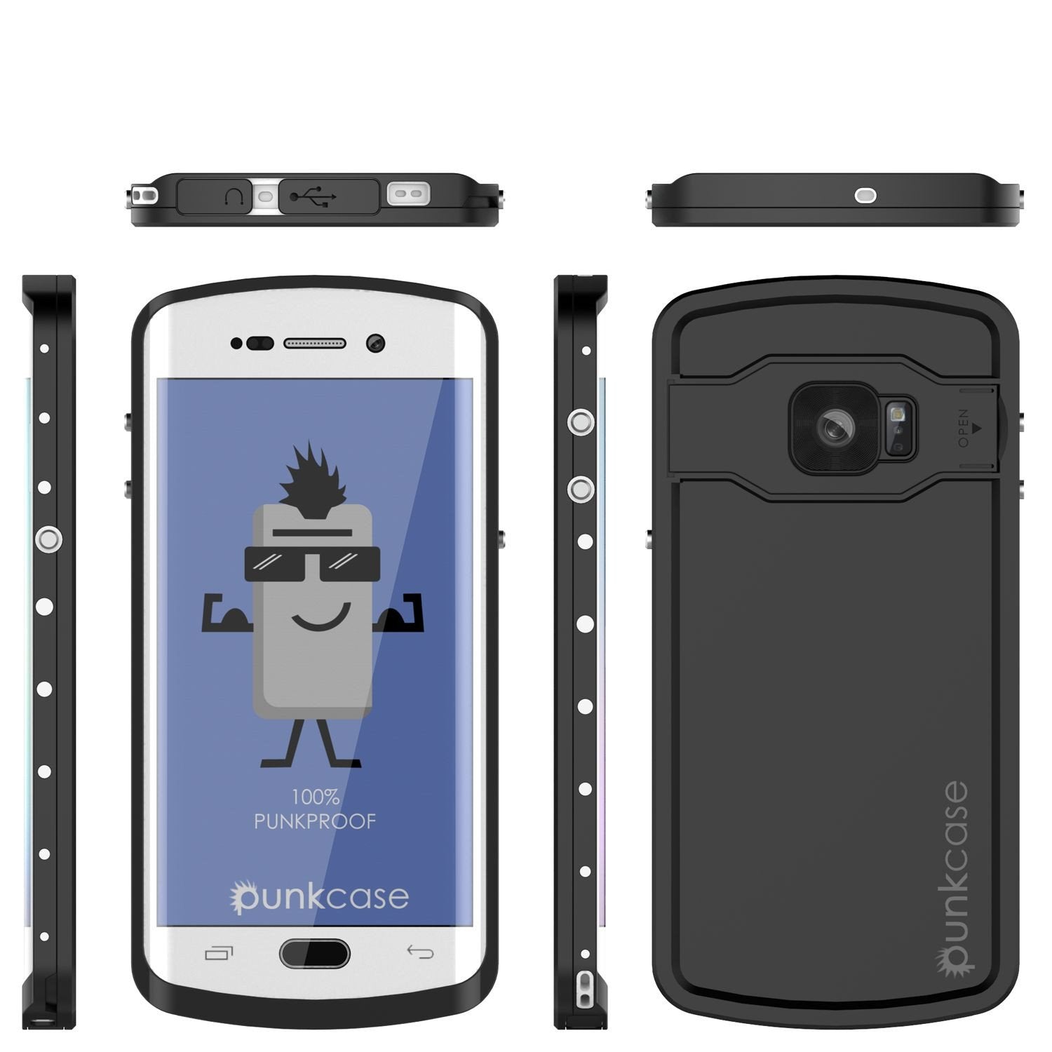 Galaxy S6 EDGE Plus Waterproof Case, Punkcase StudStar White Shock/Dirt Proof | Lifetime Warranty - PunkCase NZ