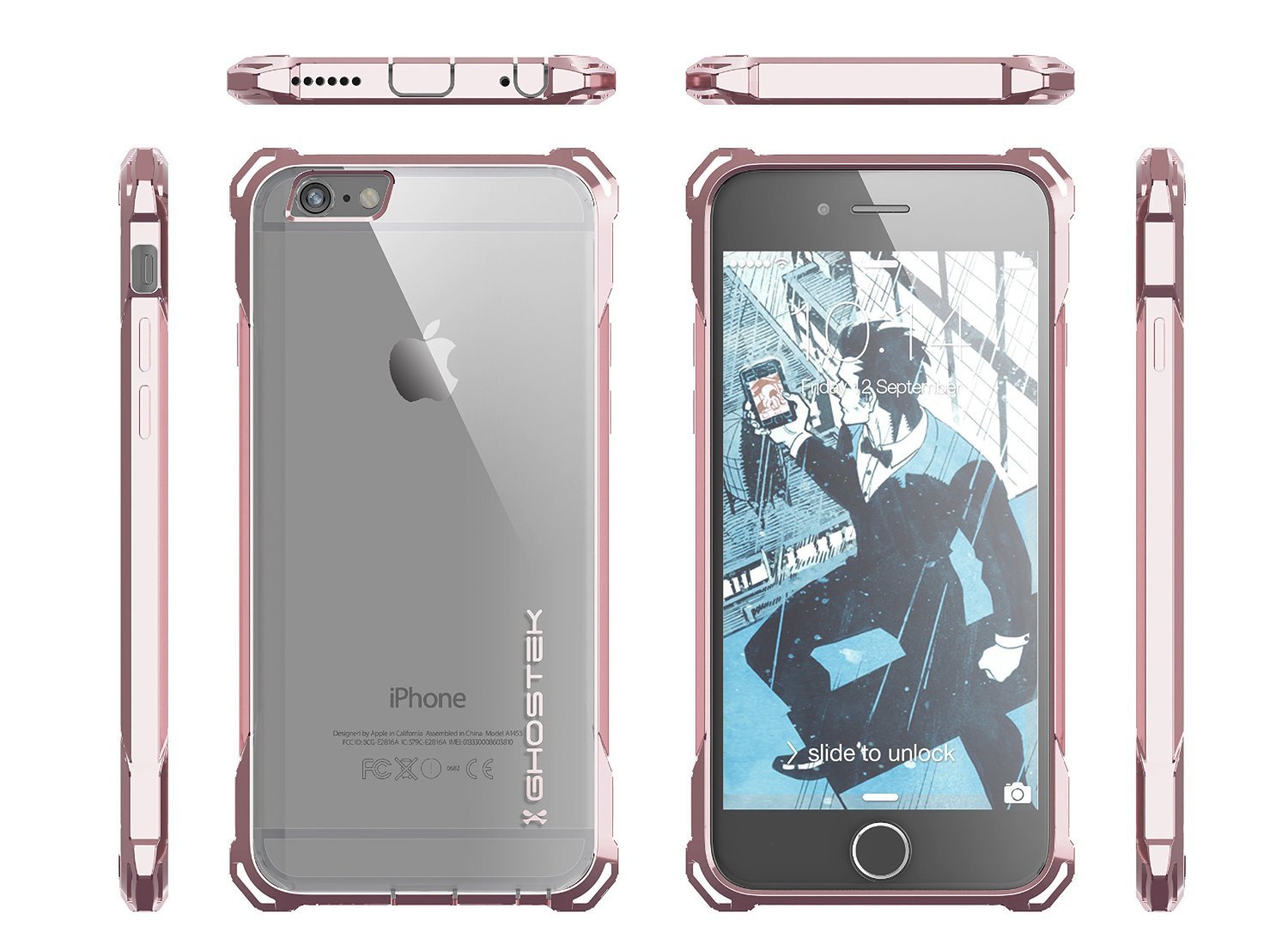 iPhone 6S Case, Ghostek® Covert Peach, Premium Impact Protective Armor | Lifetime Warranty Exchange - PunkCase NZ