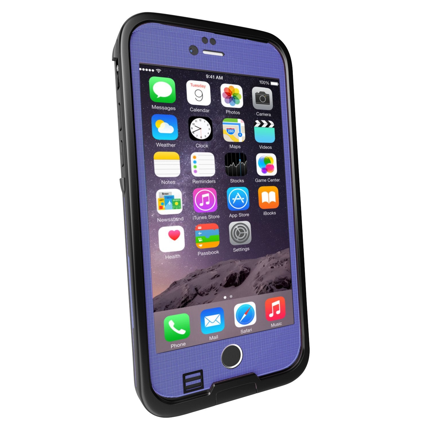 iPhone 6S+/6+ Plus Waterproof Case, Punkcase SpikeStar Purple Thin Fit 6.6ft Underwater IP68 - PunkCase NZ