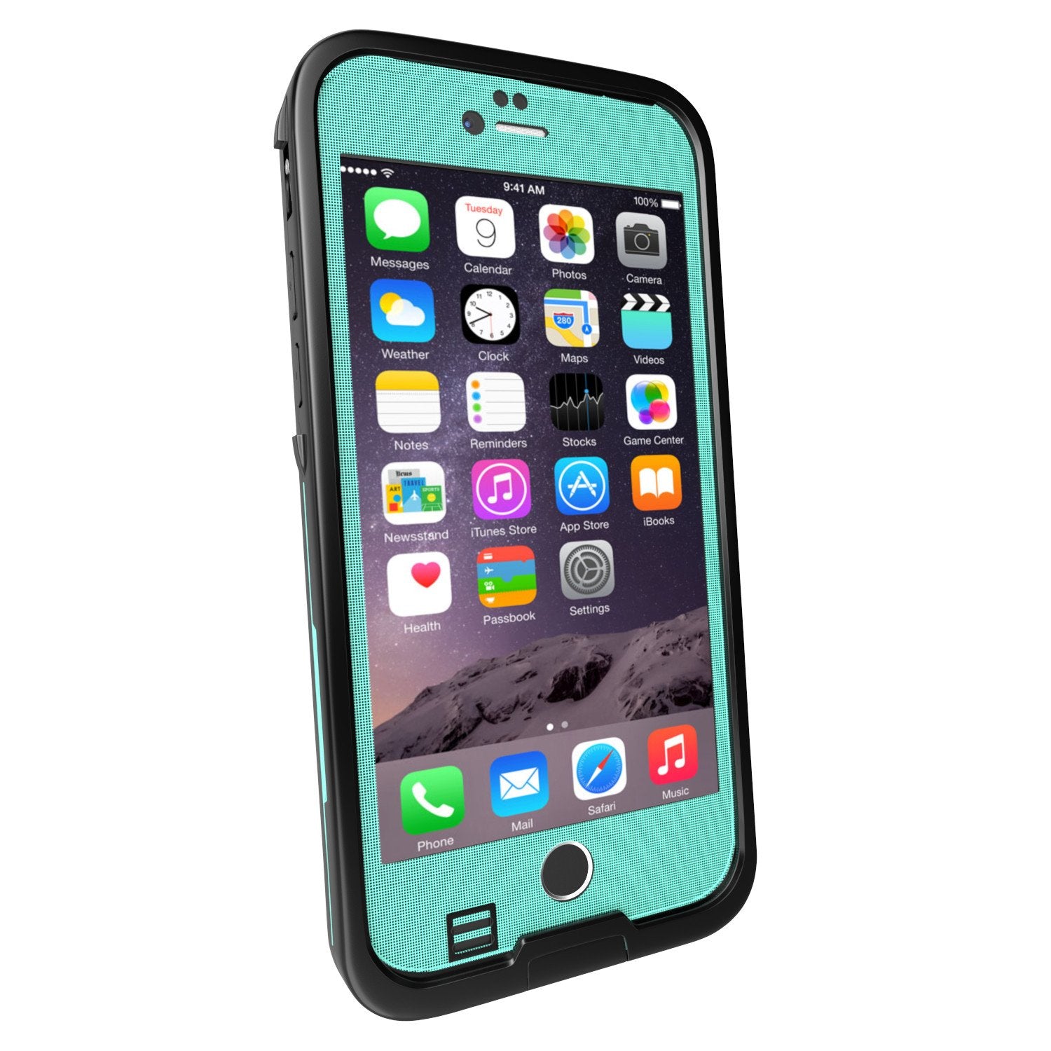 iPhone 6S+/6+ Plus Waterproof Case, Punkcase SpikeStar Teal | Thin Fit 6.6ft Underwater IP68 - PunkCase NZ