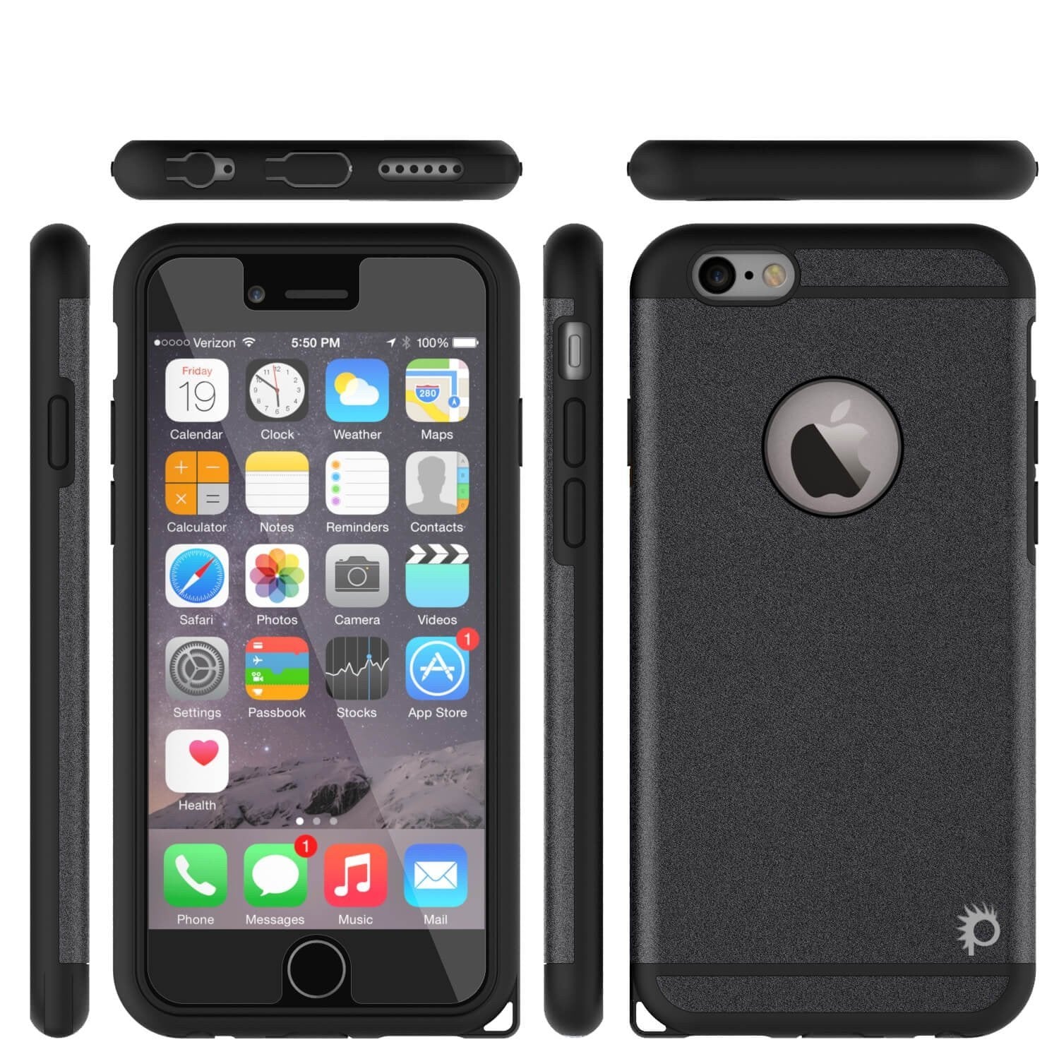 iPhone 5s/5/SE Case PunkCase Galactic Black Series Slim w/ Tempered Glass | Lifetime Warranty - PunkCase NZ