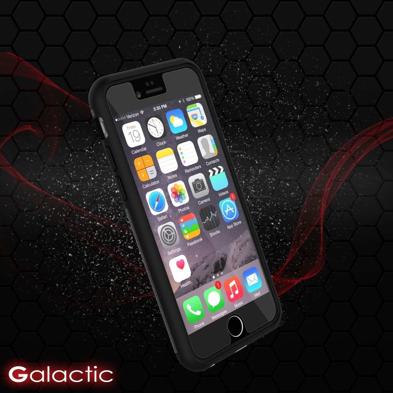 iPhone 5s/5/SE Case PunkCase Galactic Black Series Slim w/ Tempered Glass | Lifetime Warranty - PunkCase NZ