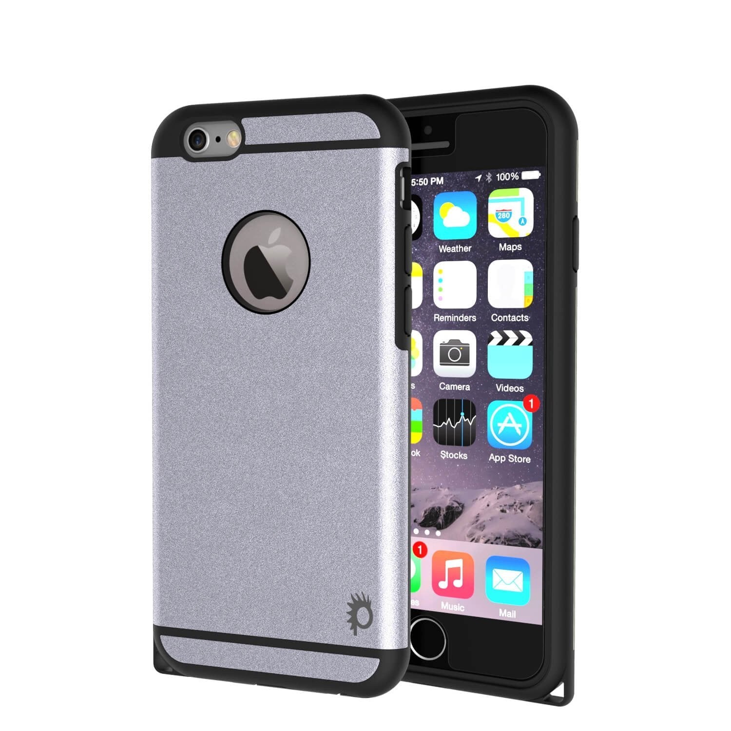 iPhone 5s/5/SE Case PunkCase Galactic SIlver Series Slim w/ Tempered Glass | Lifetime Warranty