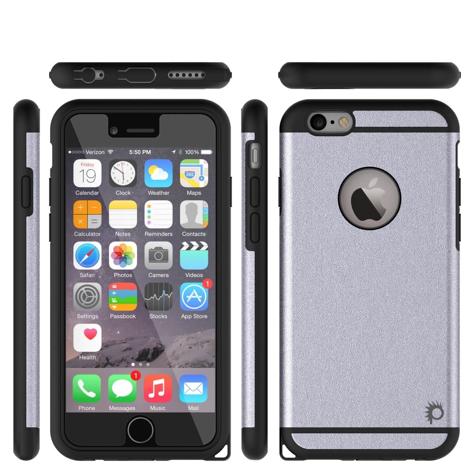 iPhone 5s/5/SE Case PunkCase Galactic SIlver Series Slim w/ Tempered Glass | Lifetime Warranty - PunkCase NZ