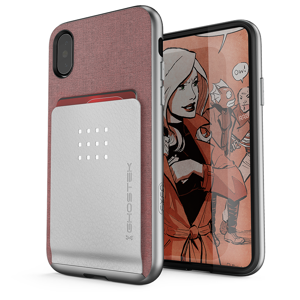 iPhone 8/7 Case, Ghostek Exec 2 Series for iPhone 8/7 Protective Wallet Case [Rose Pink] - PunkCase NZ