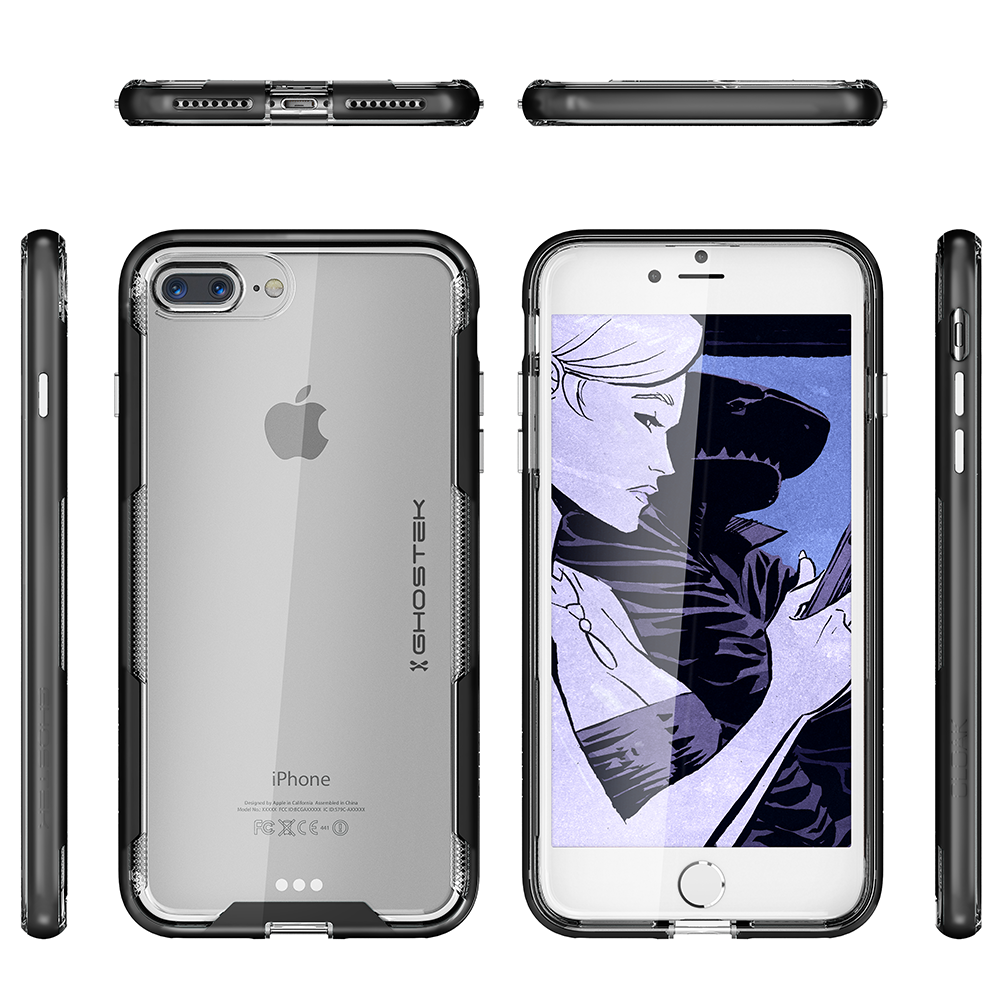 iPhone 7+ Plus Case, Ghostek Cloak 3 Series  for iPhone 7+ Plus  Case [BLACK] - PunkCase NZ