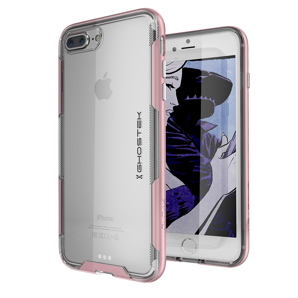iPhone 7+ Plus Case, Ghostek Cloak 3 Series  for iPhone 7+ Plus  Case [ROSE PINK] - PunkCase NZ