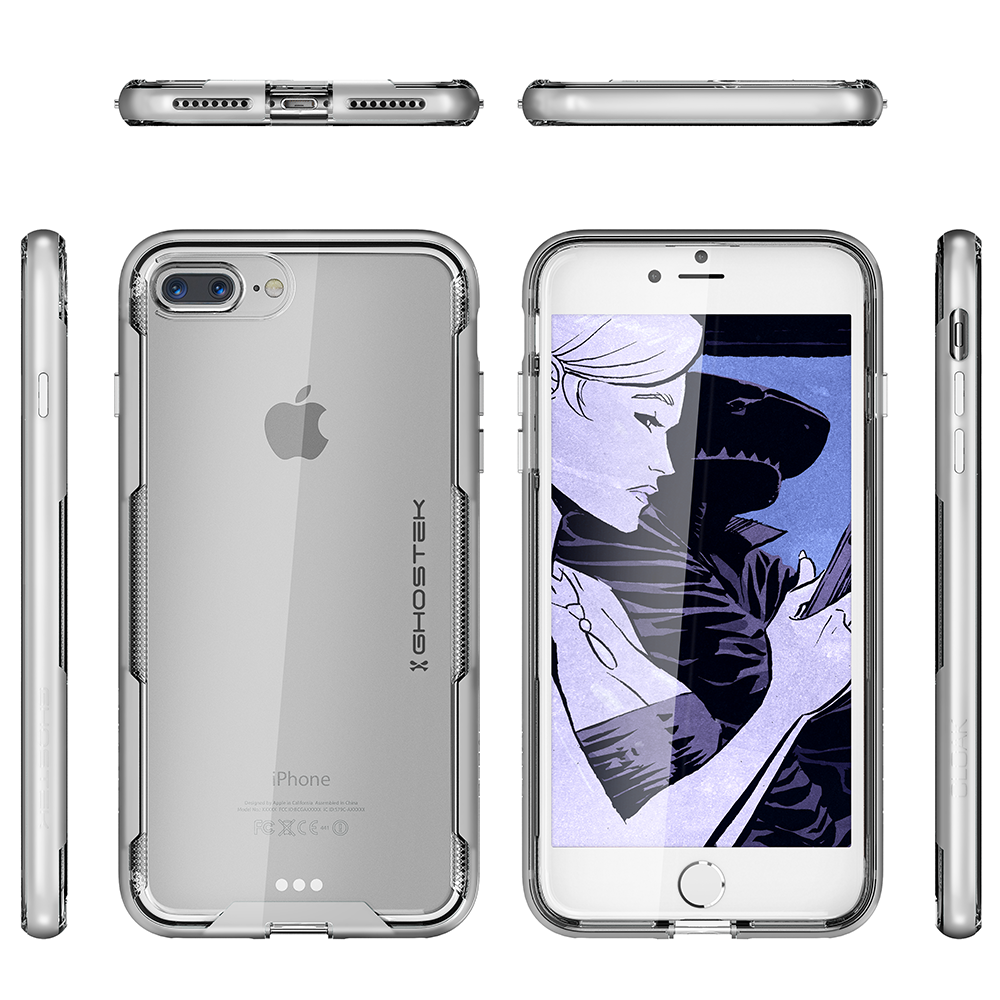 iPhone 7+ Plus Case, Ghostek Cloak 3 Series  for iPhone 7+ Plus  Case [SILVER] - PunkCase NZ