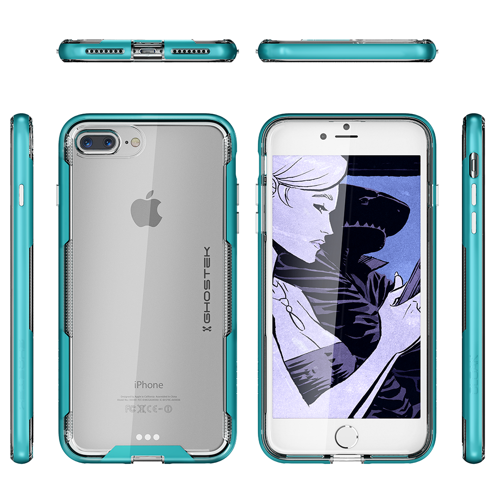iPhone 8+ Plus Case, Ghostek Cloak 3 Series  for iPhone 8+ Plus  Case [TEAL] - PunkCase NZ