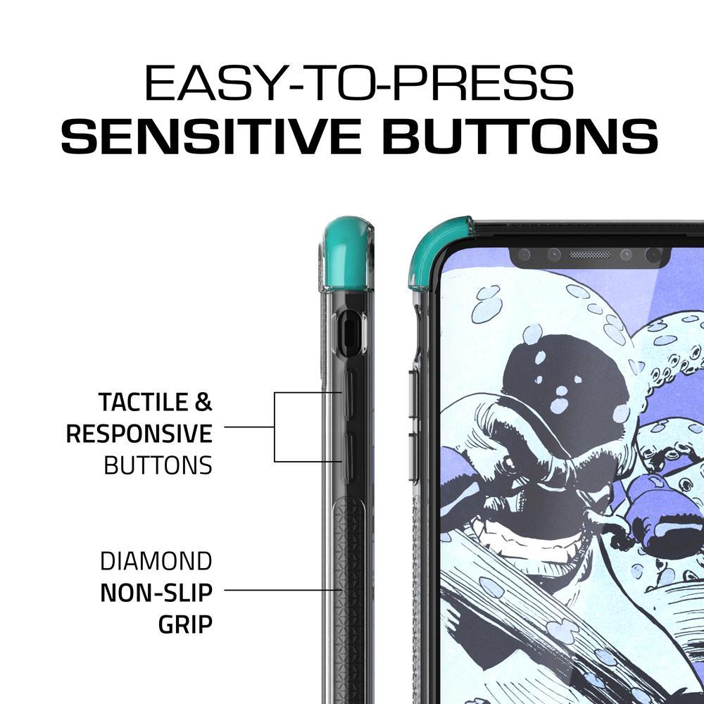 iPhone X Case, Ghostek Covert 2 Series for iPhone X / iPhone Pro Protective Case [TEAL] - PunkCase NZ