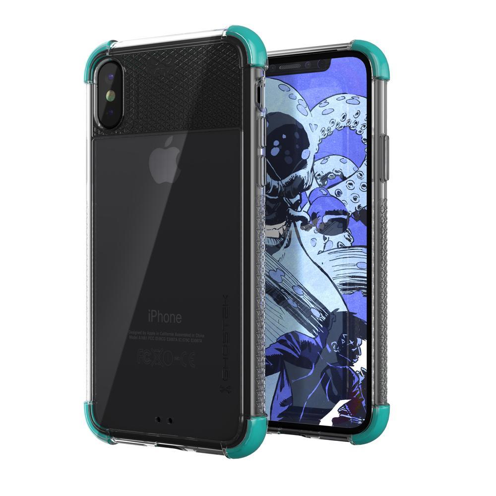 iPhone X Case, Ghostek Covert 2 Series for iPhone X / iPhone Pro Protective Case [TEAL] - PunkCase NZ